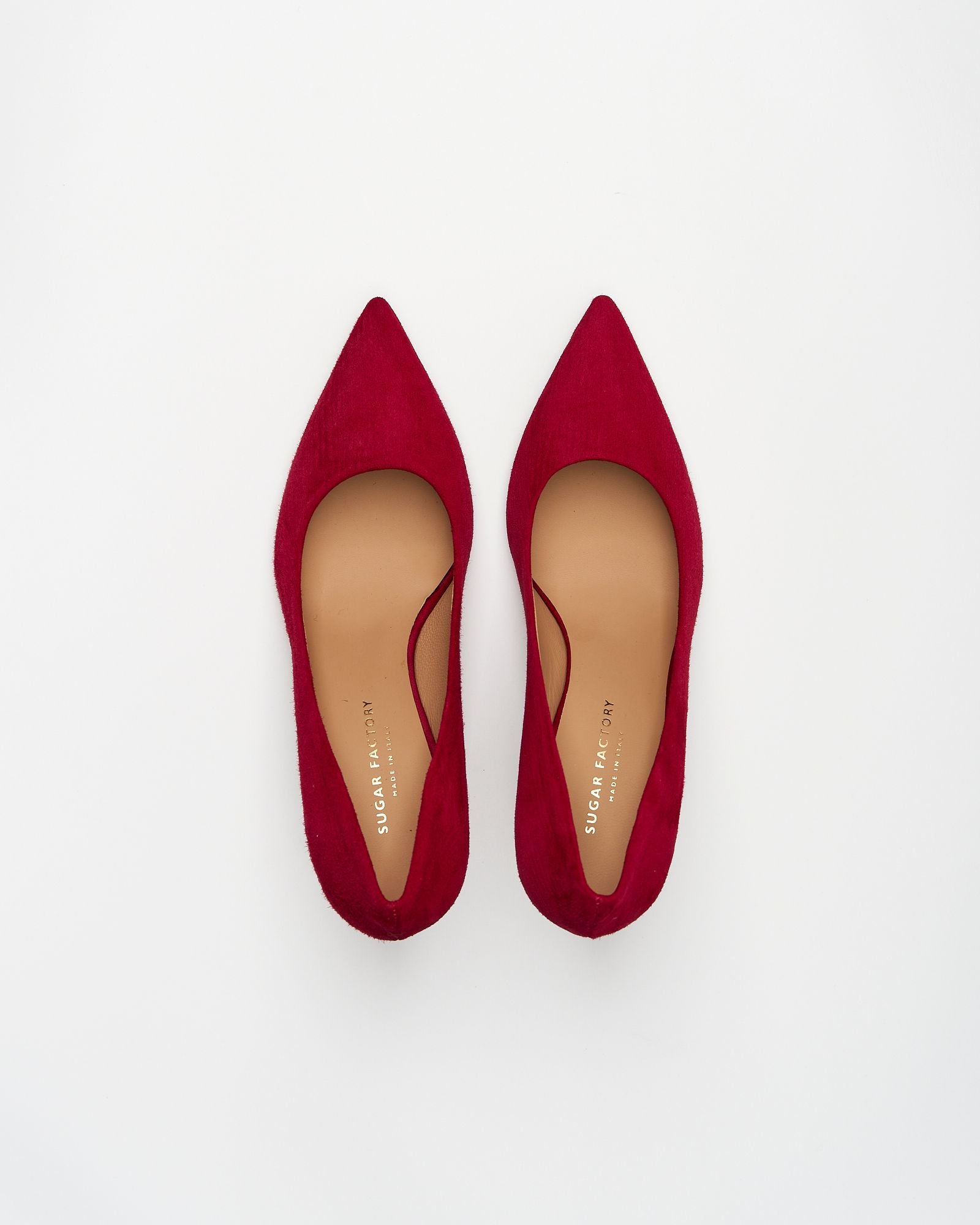 Красные замшевые туфли - Image 4 of 7