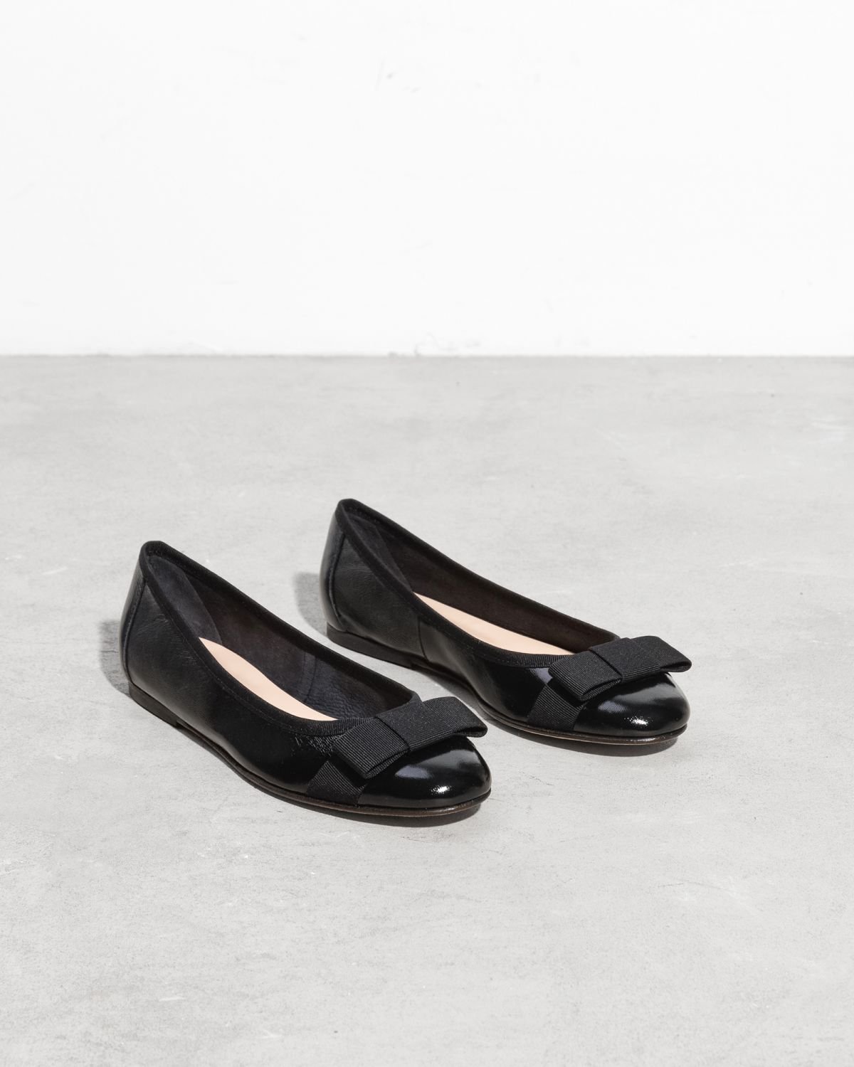 Черные кожаные балетки - Image 3 of 4