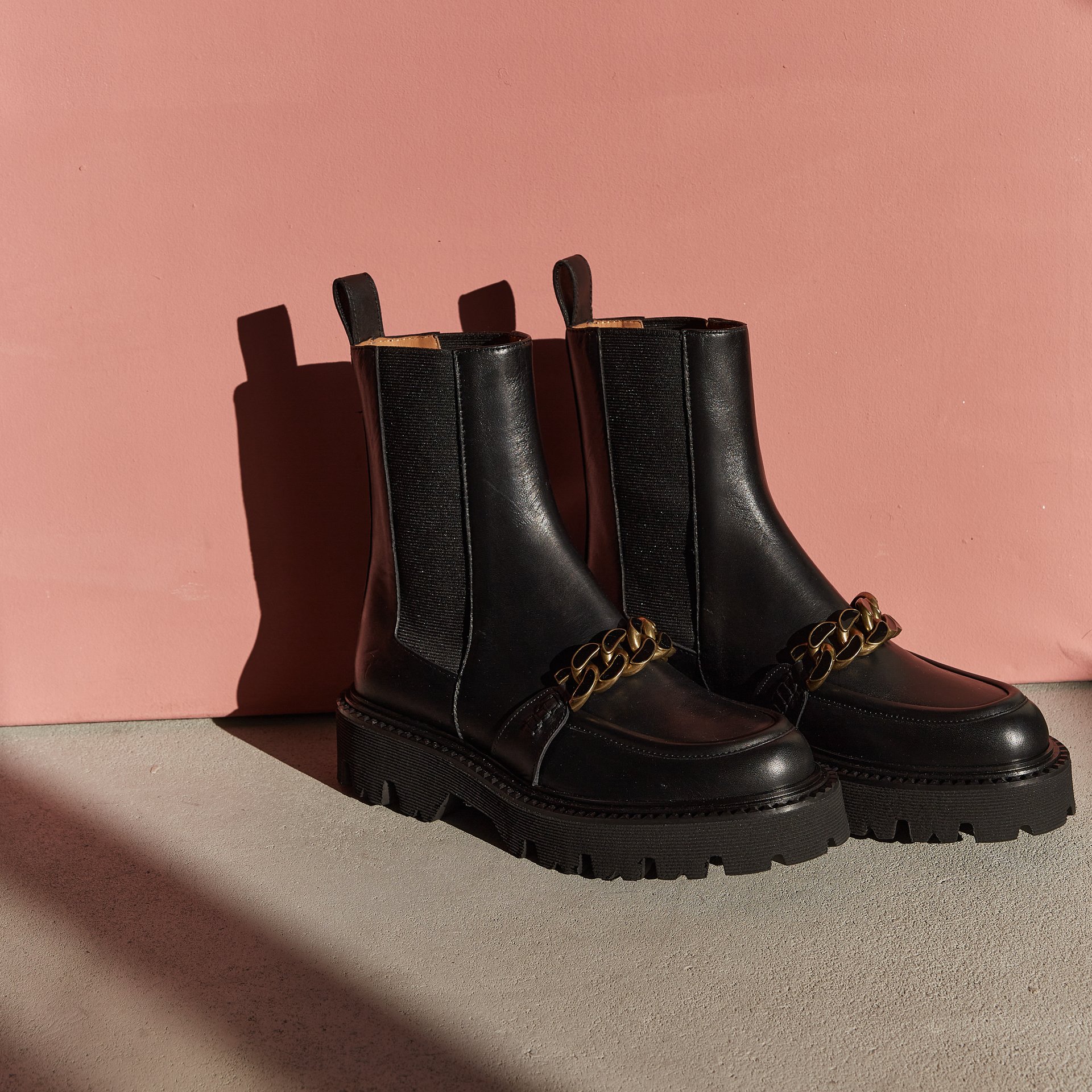 Черные кожаные челси - Image 5 of 5