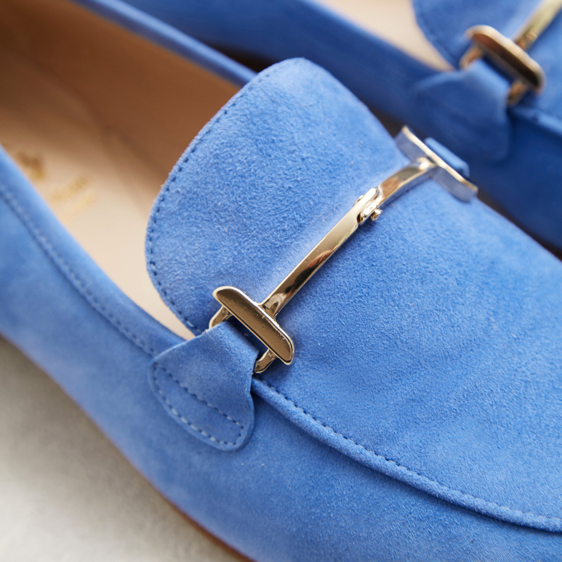 Синие замшевые лоферы - Image 3 of 4