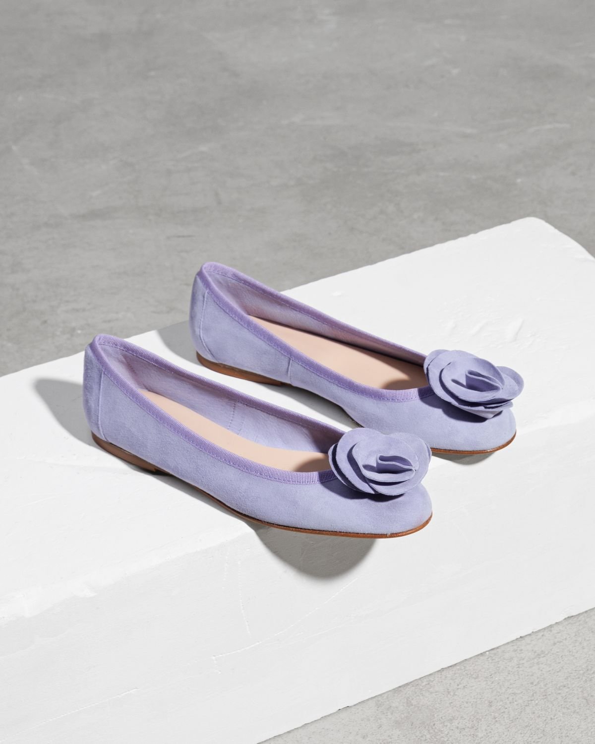 Сиреневые замшевые балетки - Image 3 of 4