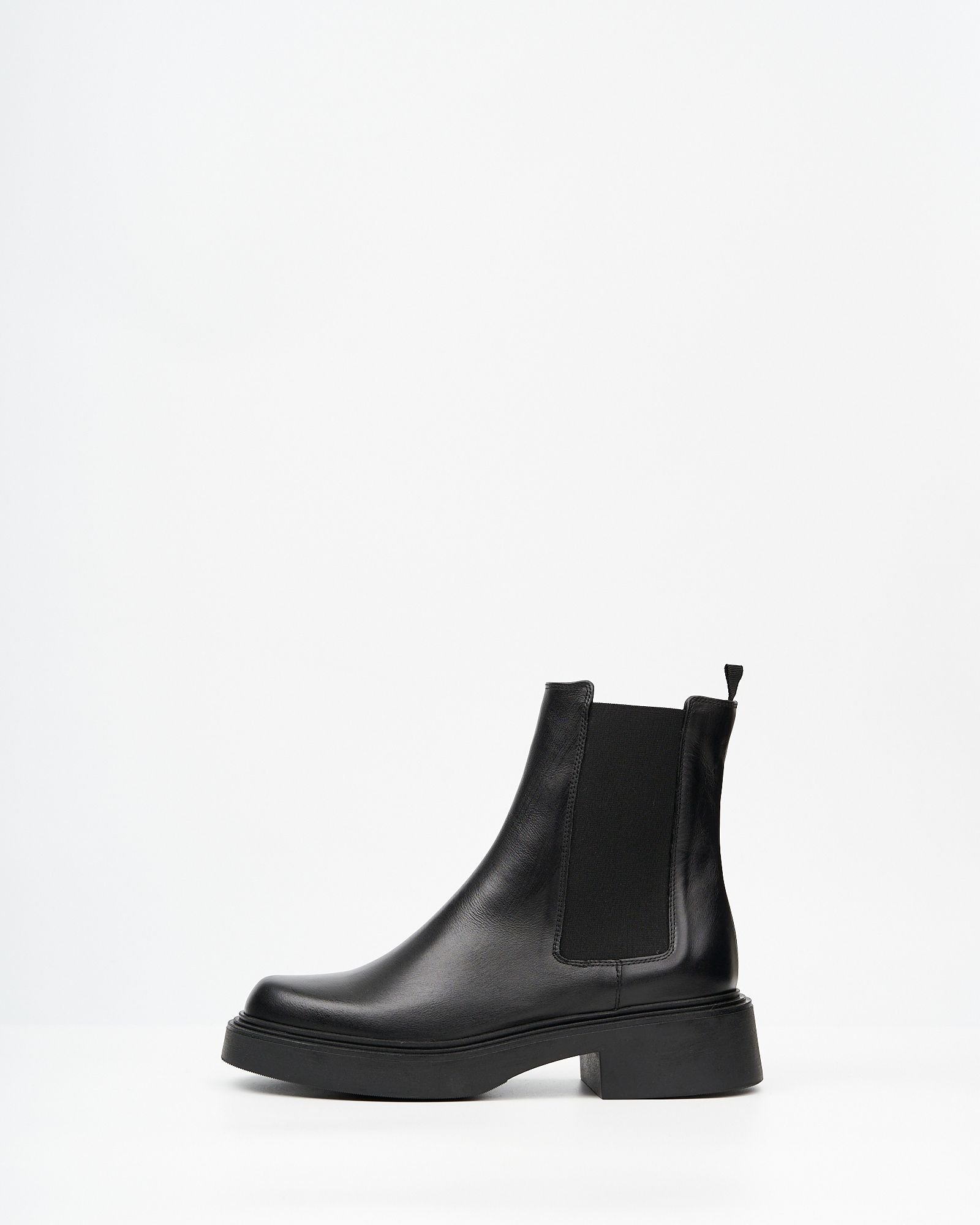 Черные кожаные челси - Main image