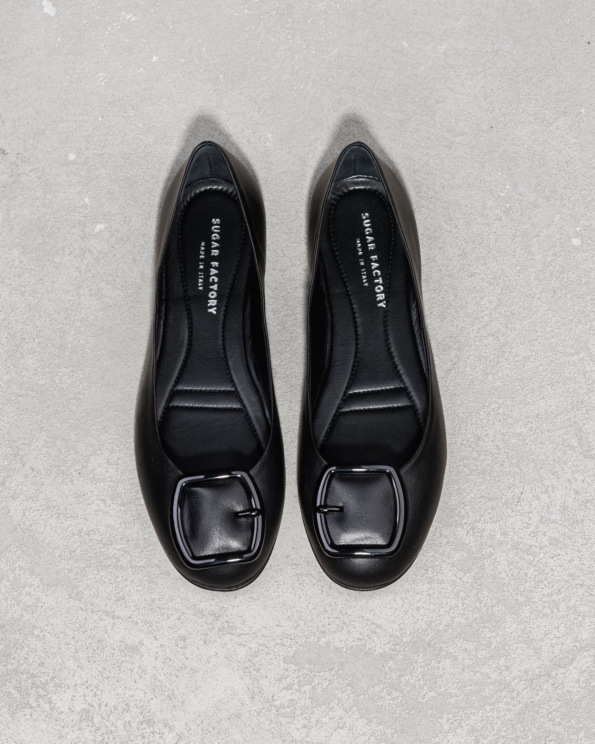 Черные кожаные балетки - Image 2 of 5