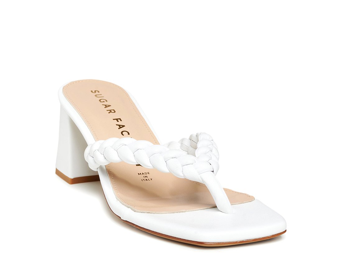 Белые кожаные мюли - Image 2 of 4