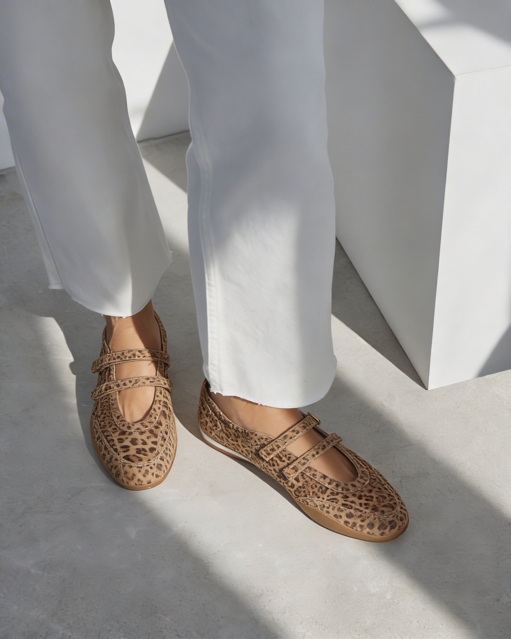 Кеды из замши с леопардовым принтом - Image 2 of 5