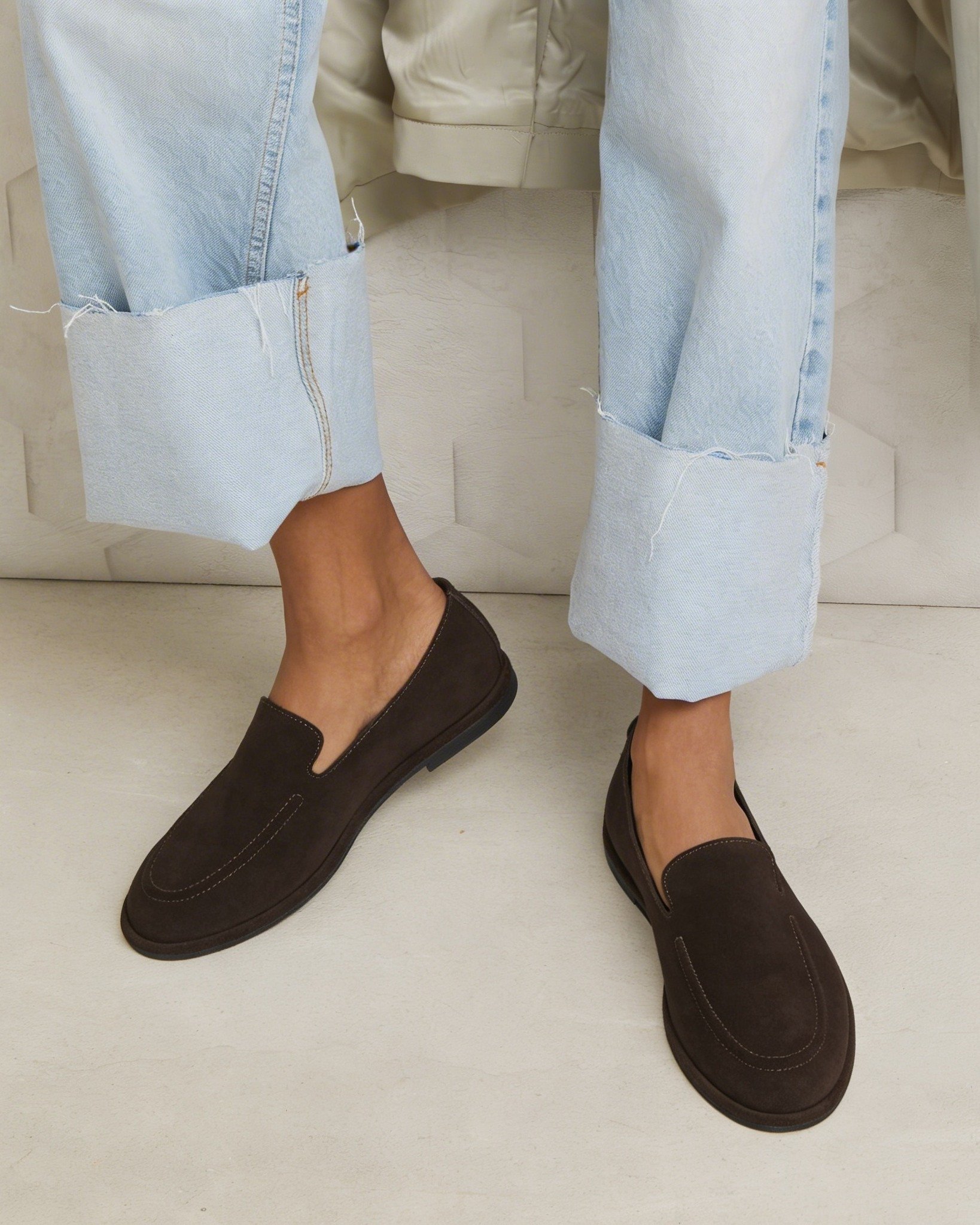 Темно-коричневые замшевые туфли-лоферы - Image 2 of 5