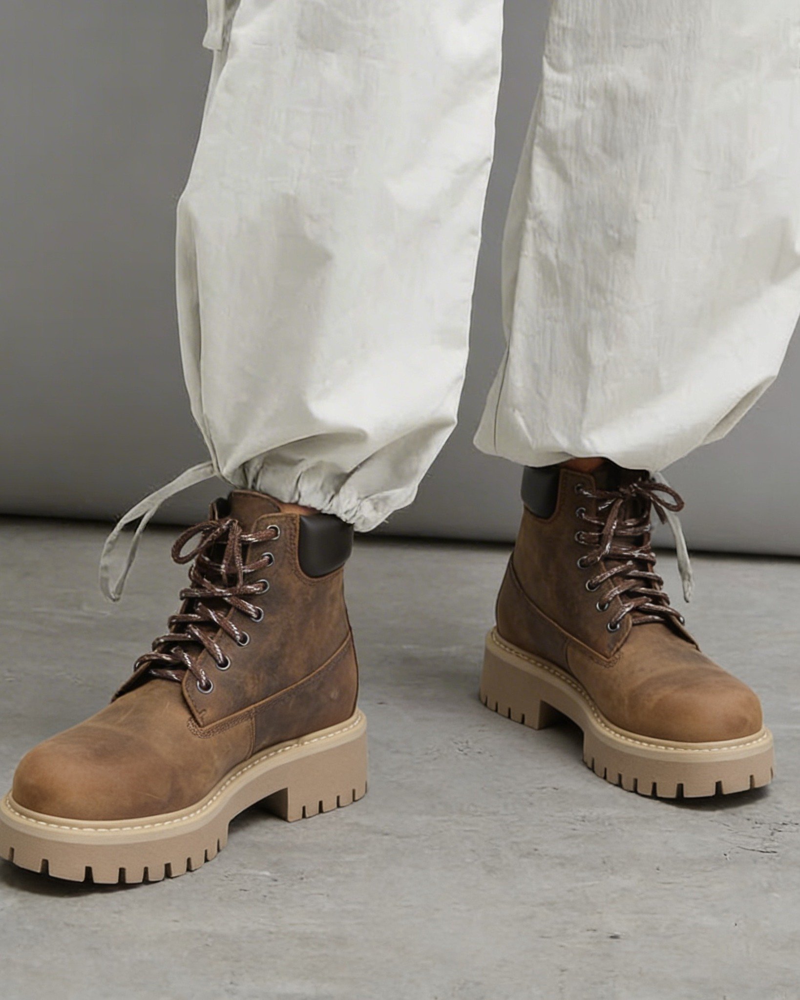 Кожаные ботинки темно-коричневый стиль - Image 5 of 5