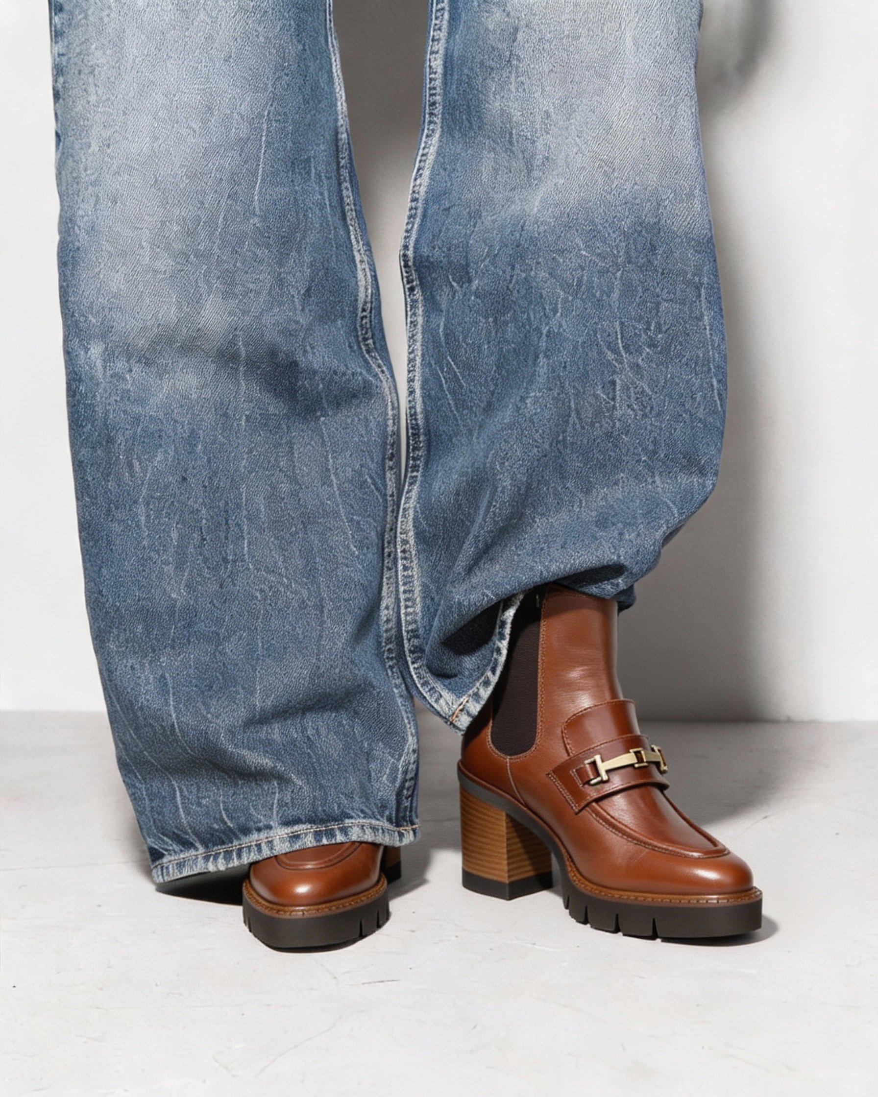 Коричневые кожаные ботинки - Image 5 of 5