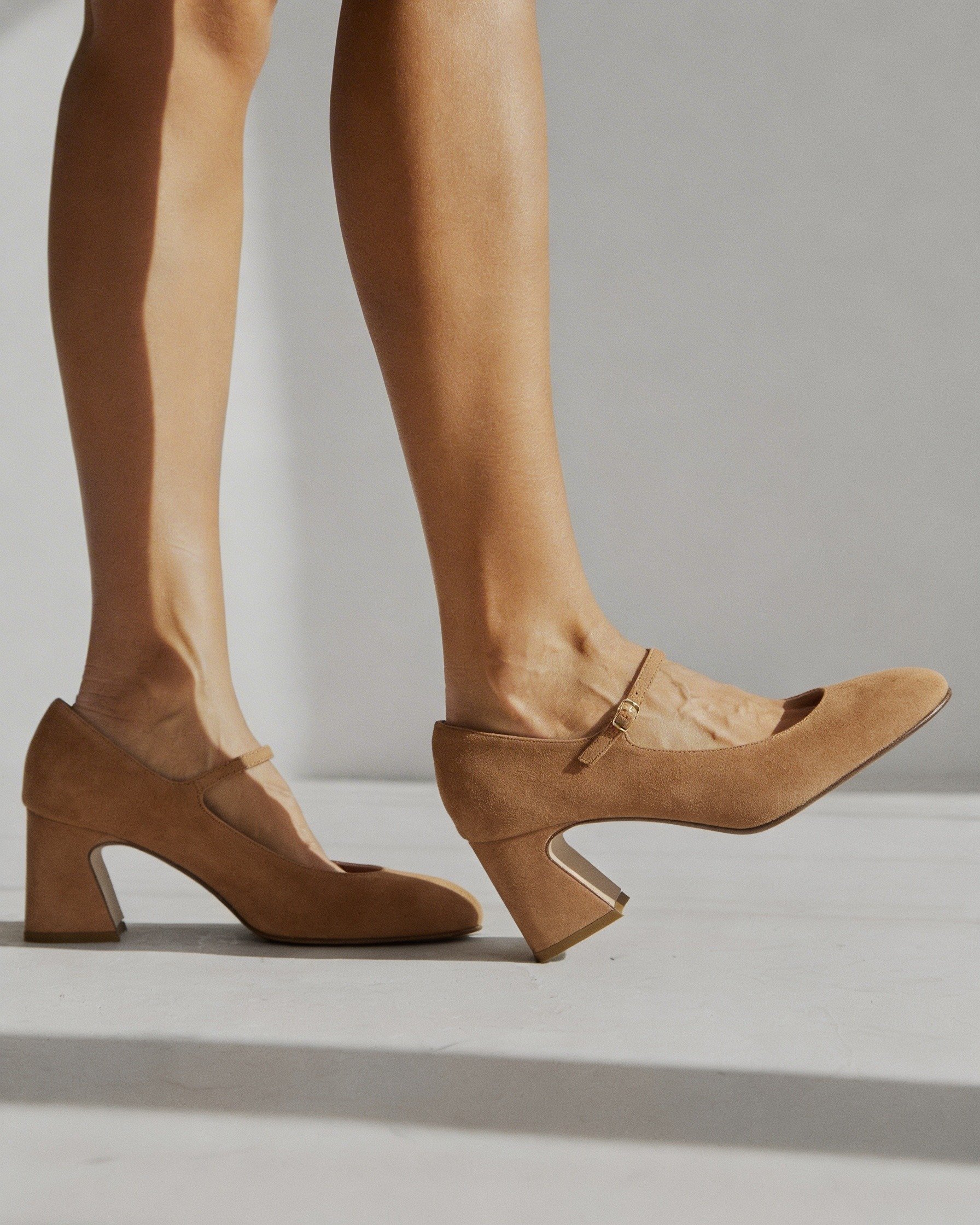 Коричневые замшевые туфли-мери джейн  - Image 2 of 5