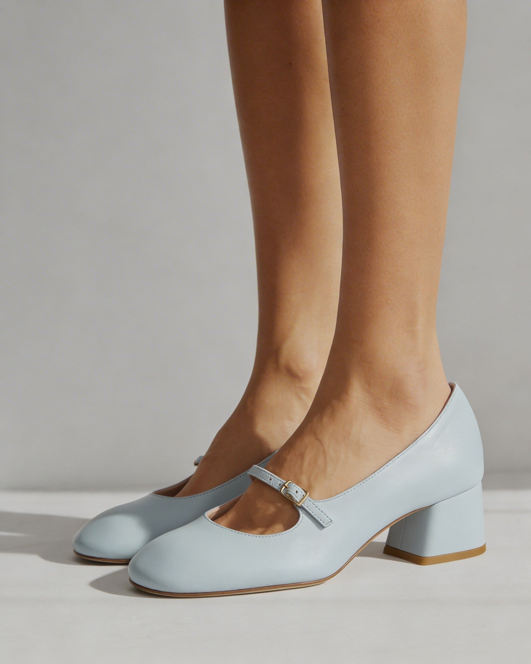 Голубые туфли-мэри джейн  - Image 2 of 5