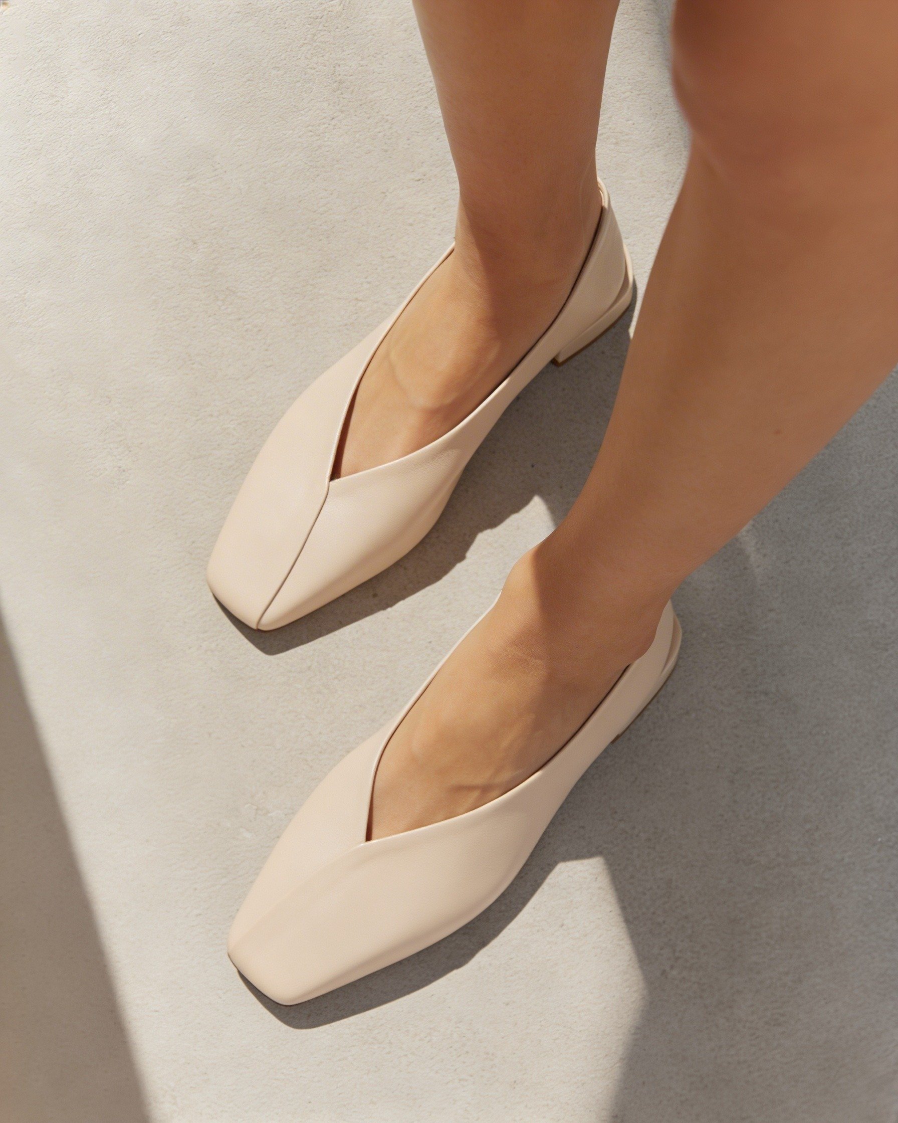 Бежевые туфли из натуральной кожи - Image 2 of 5