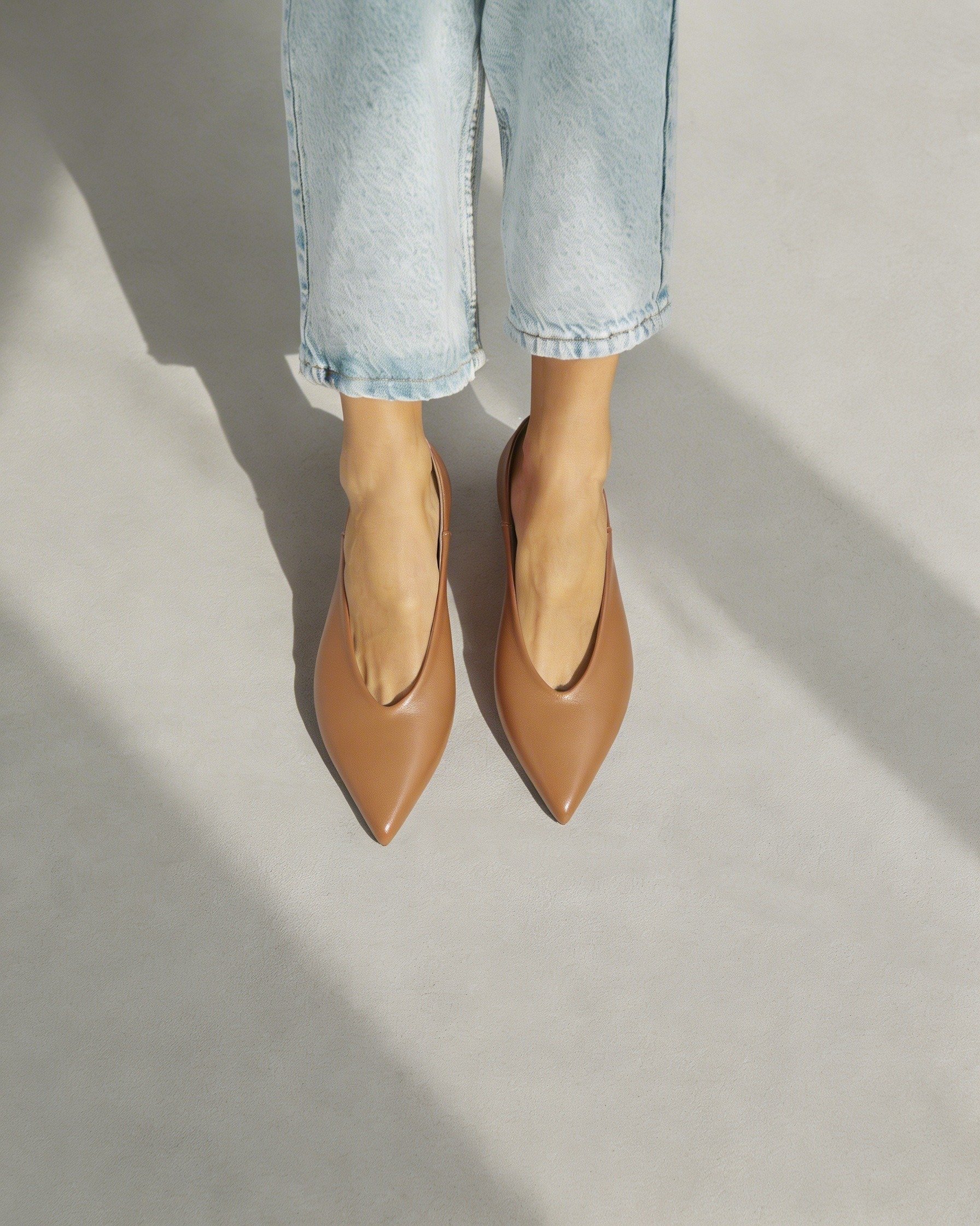 Коричневые туфли из натуральной кожи  - Image 2 of 5