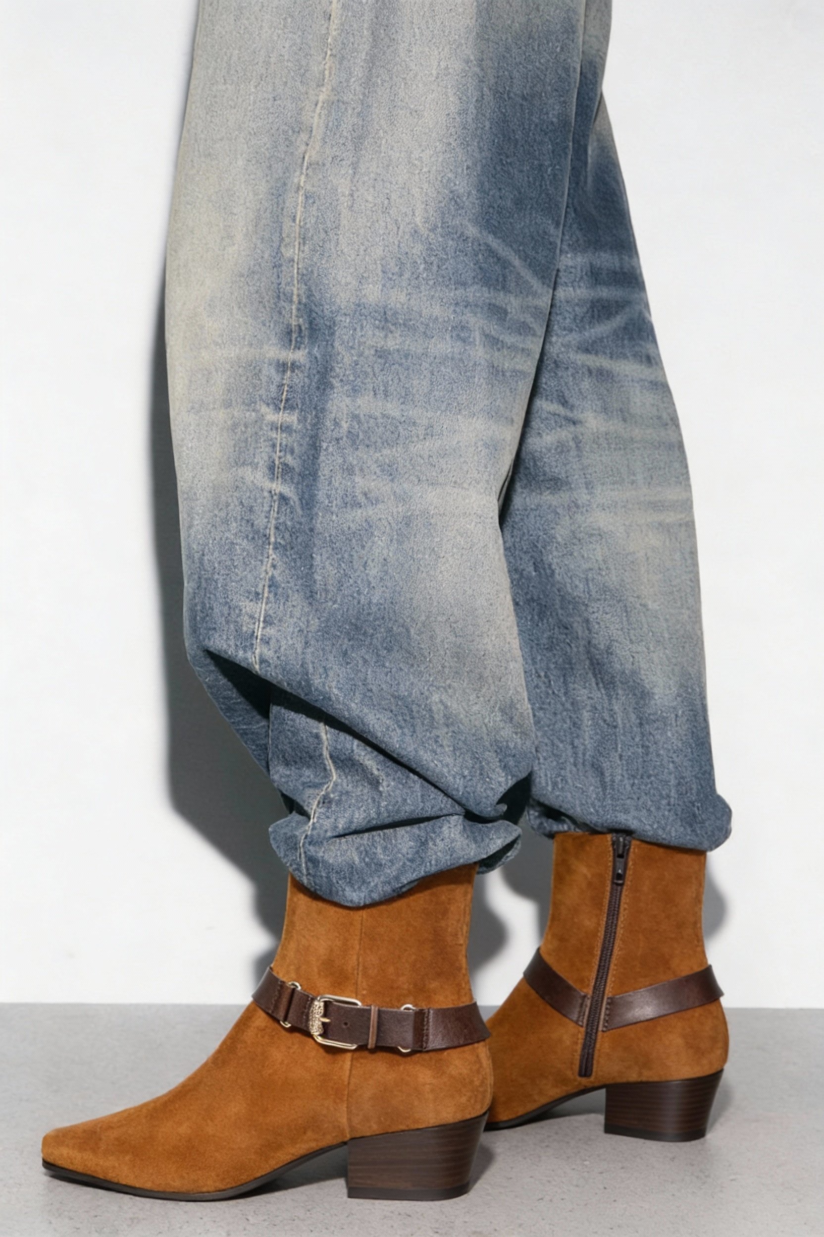 Ботинки из замши горчичного цвета - Image 5 of 5