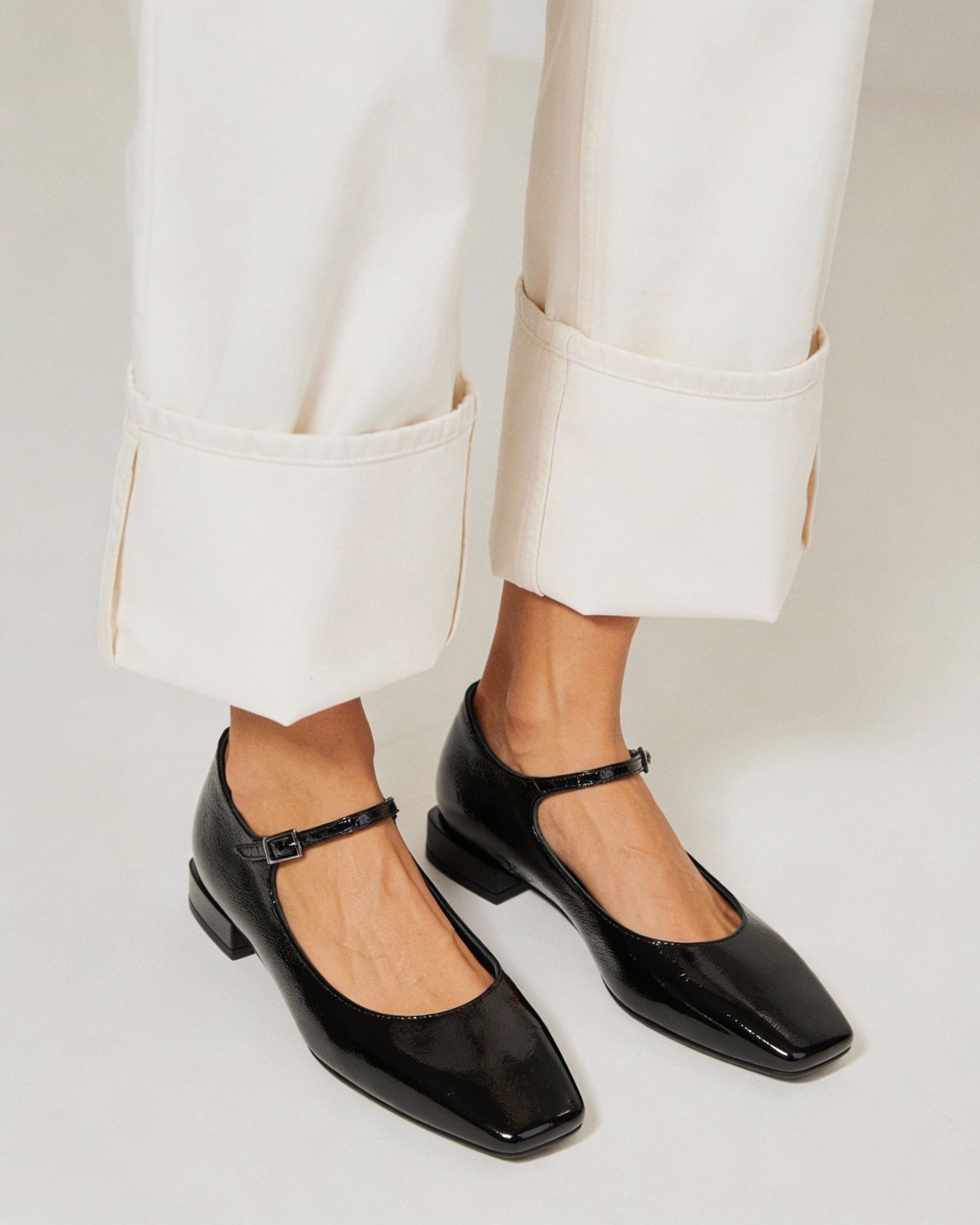 Черные кожаные туфли на ремешке - Image 5 of 5