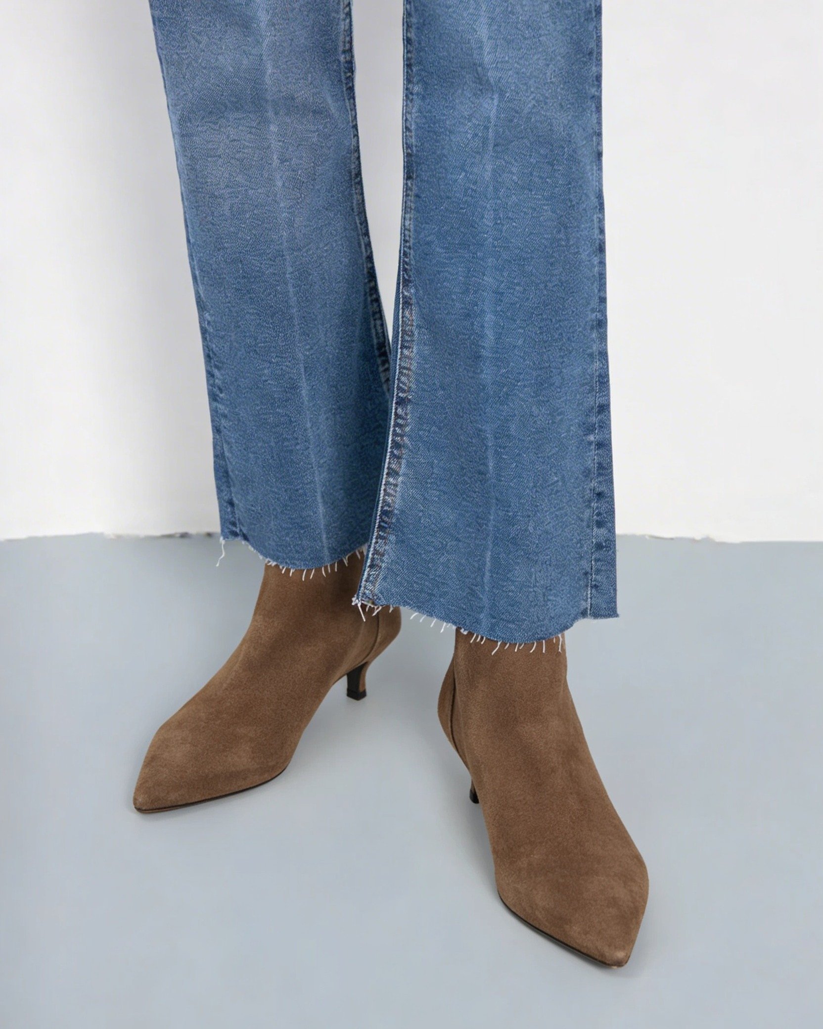 Коричневые замшевые ботильоны - Image 2 of 5