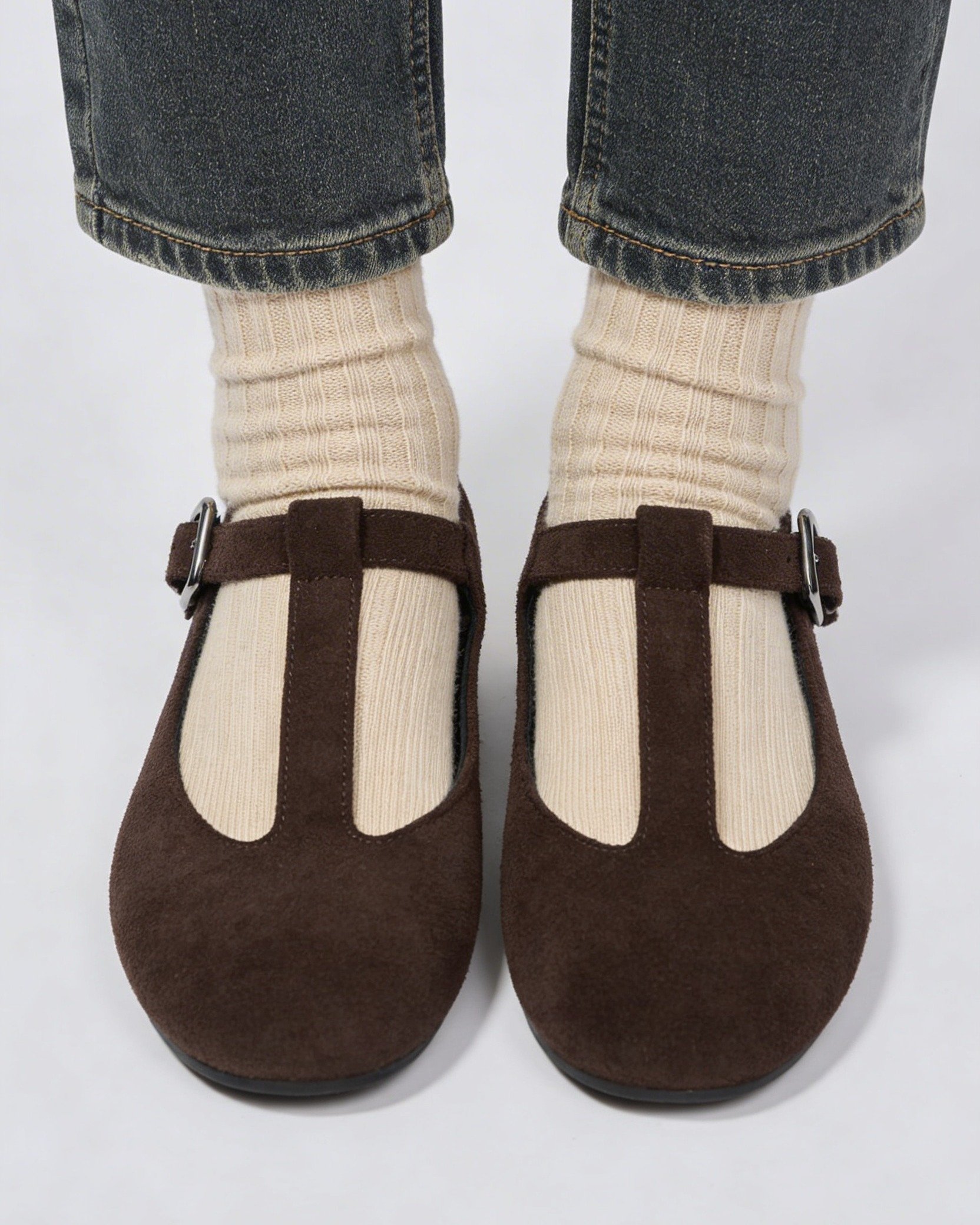 Темно-коричневые замшевые туфли - Image 2 of 5