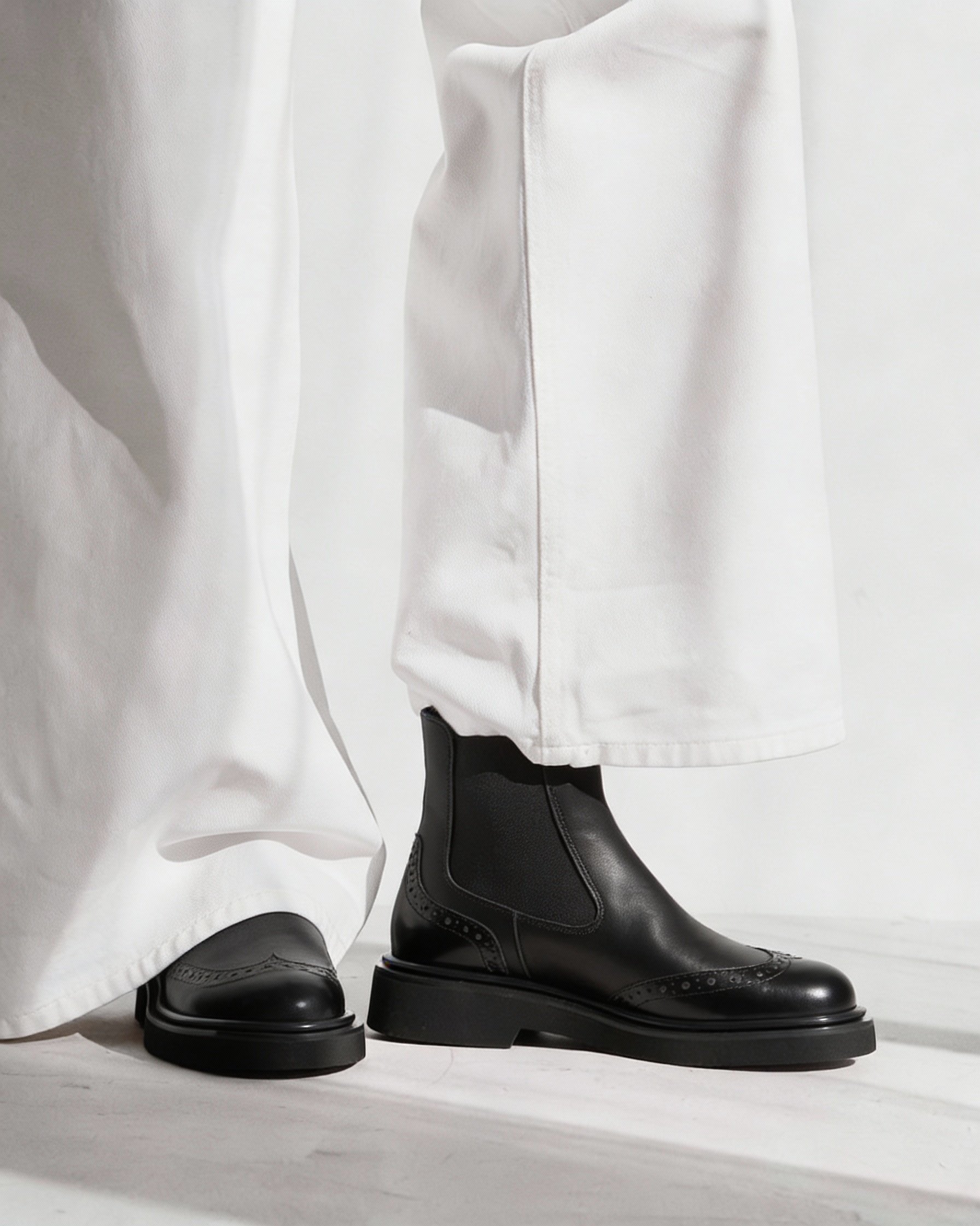 Черные кожаные ботинки челси - Image 5 of 5