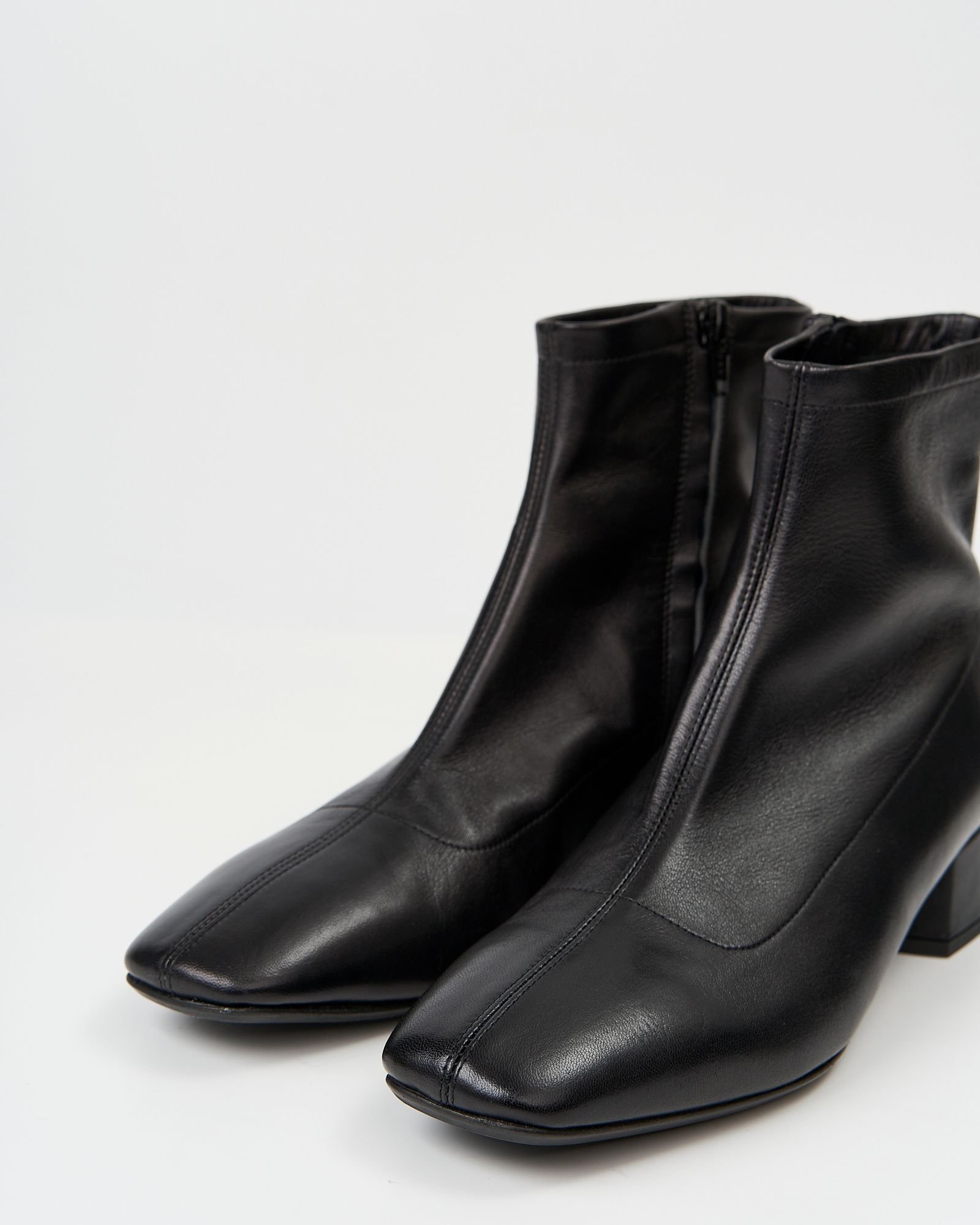 Черные кожаные ботильоны - Image 4 of 6