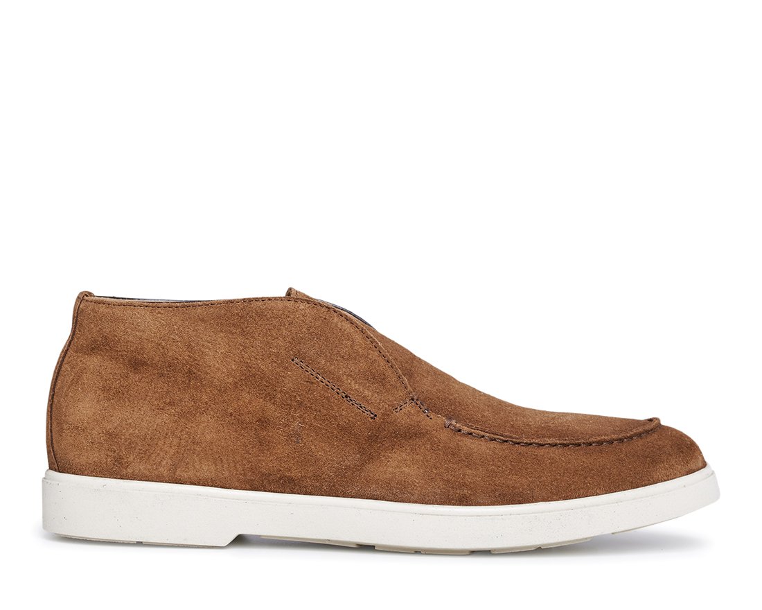 Коричневые замшевые полуботинки - Main image