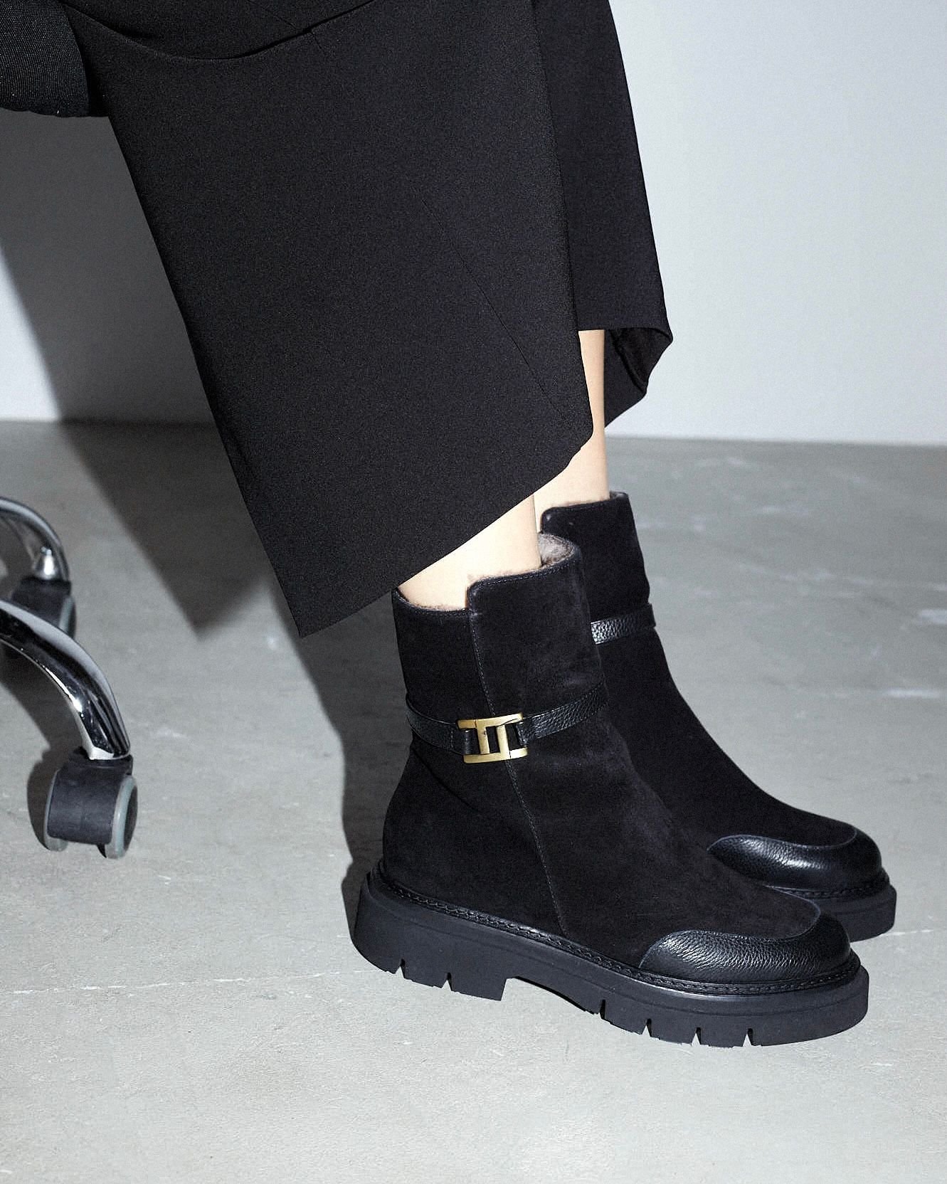 Зимние замшевые ботинки - Main image