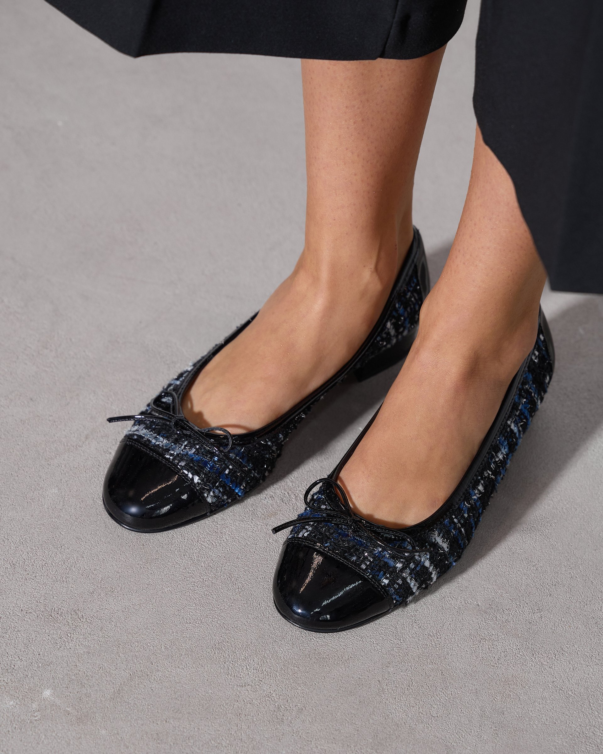 Черно-синие балетки - Image 6 of 8