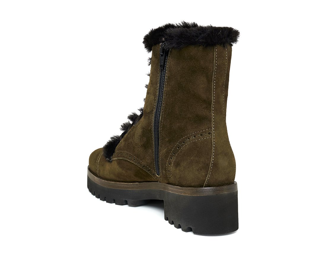 Зимние зеленые замшевые ботинки - Image 3 of 4