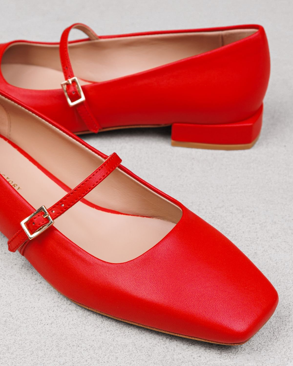 Красные кожаные туфли - Image 4 of 6