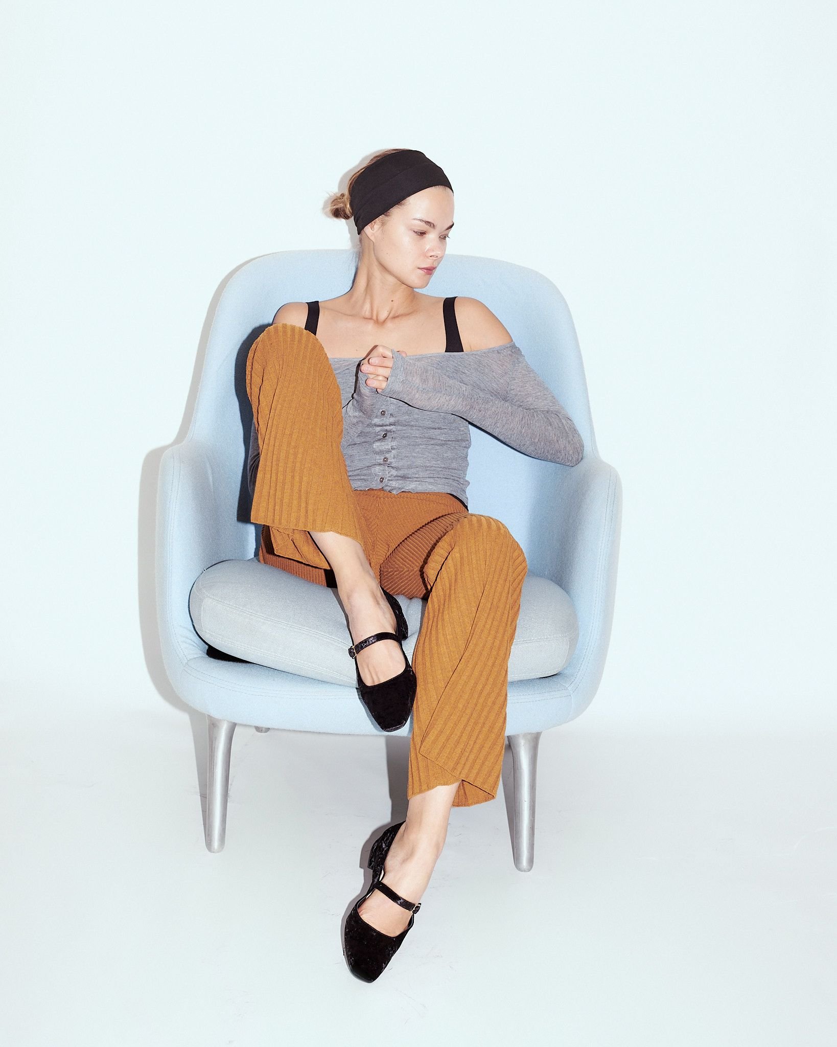 Черные бархатные туфли - Image 6 of 6