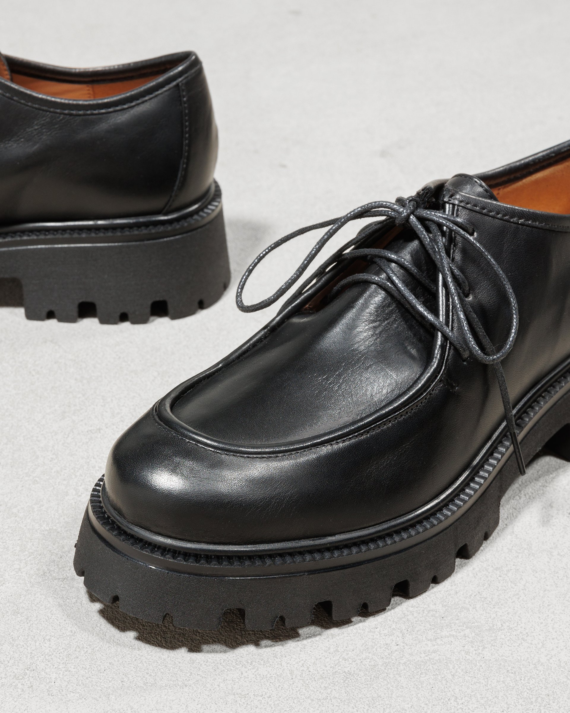 Черные кожаные классические туфли - Image 4 of 5