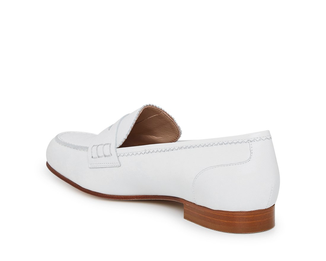 Белые кожаные лоферы - Image 3 of 4