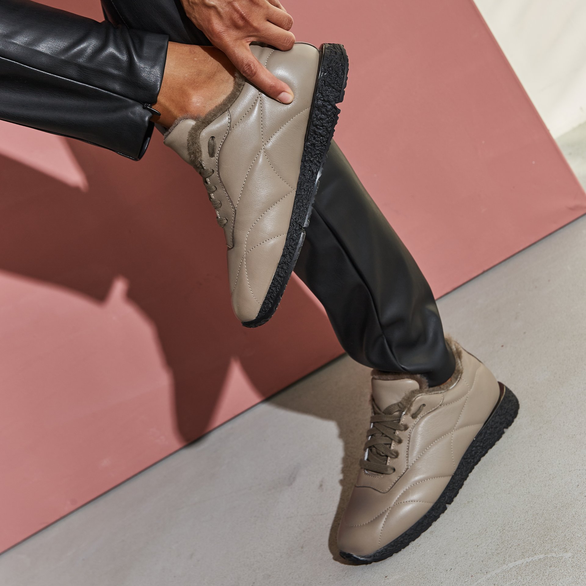 Зимние кожаные кроссовки - Image 5 of 5