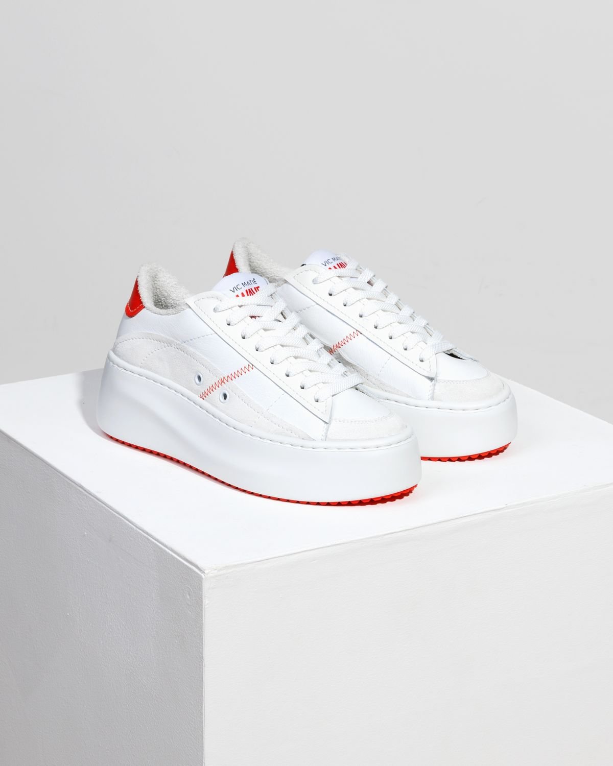 Белые кожаные кеды - Image 3 of 7