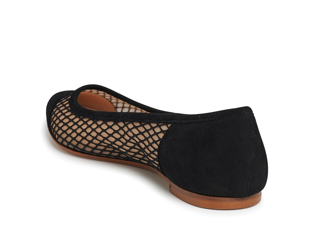 Черные замшевые балетки - Image 3 of 5