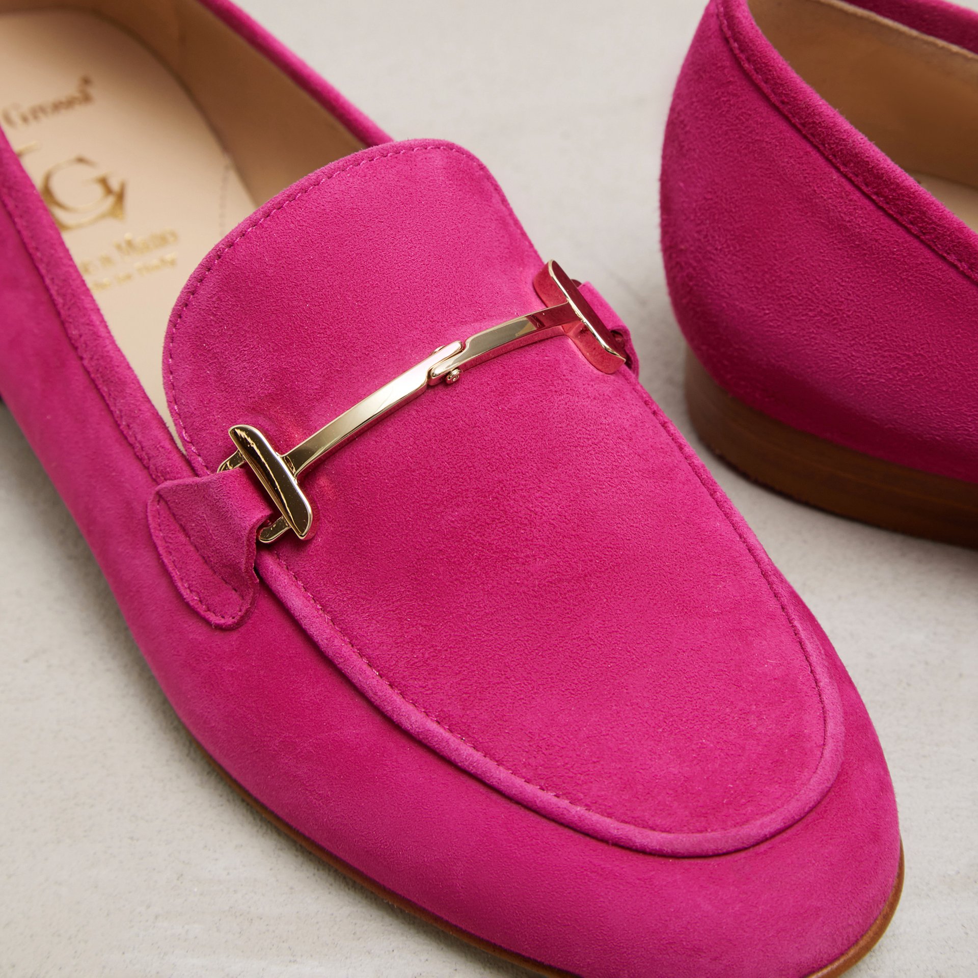 Розовые замшевые лоферы - Image 3 of 5