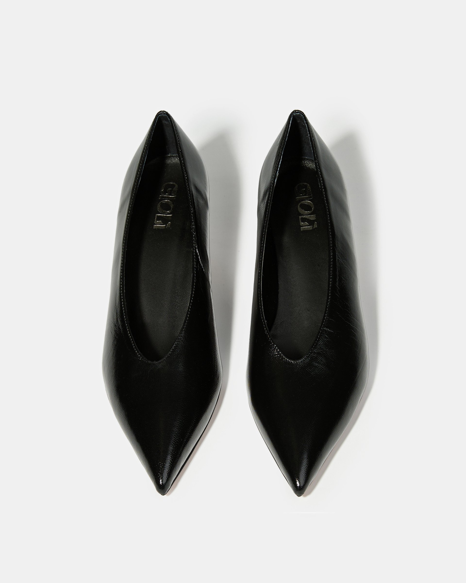 Чёрные кожаные туфли на каблуке - Image 3 of 5