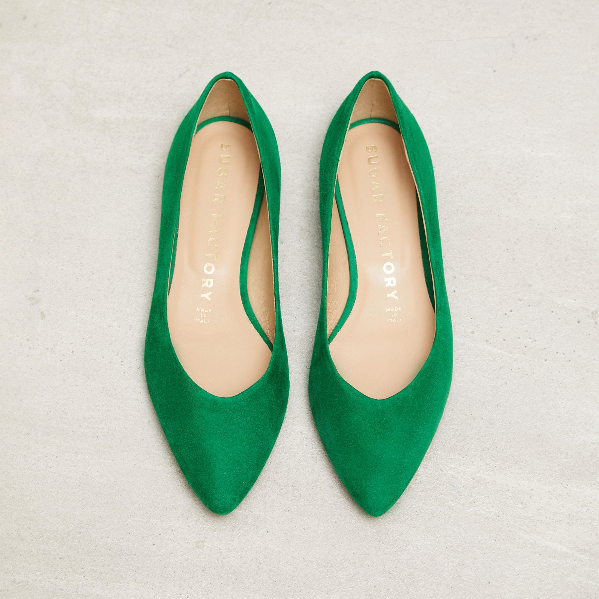 Зеленые замшевые балетки - Image 2 of 3