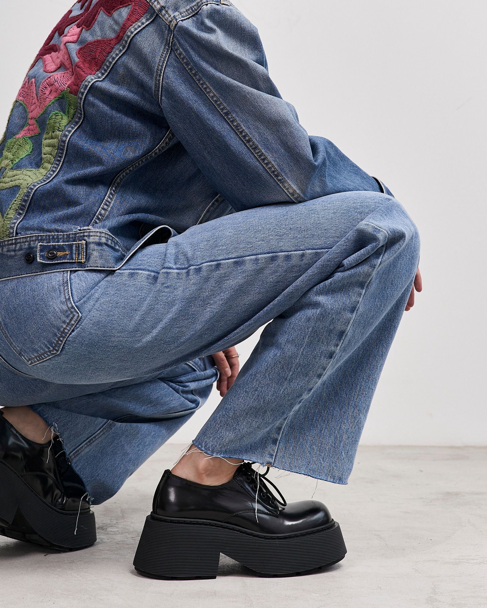 Черные кожаные полуботинки - Image 2 of 6