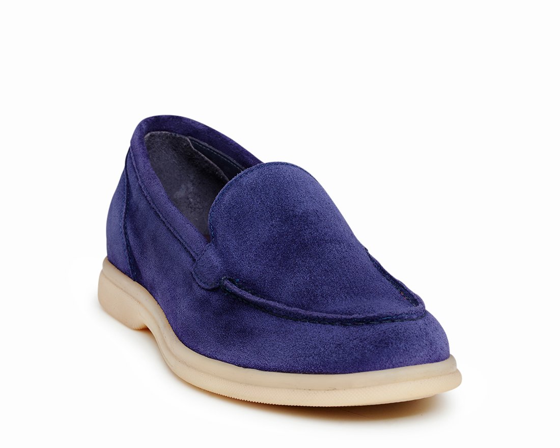 Синие замшевые лоферы - Image 2 of 5