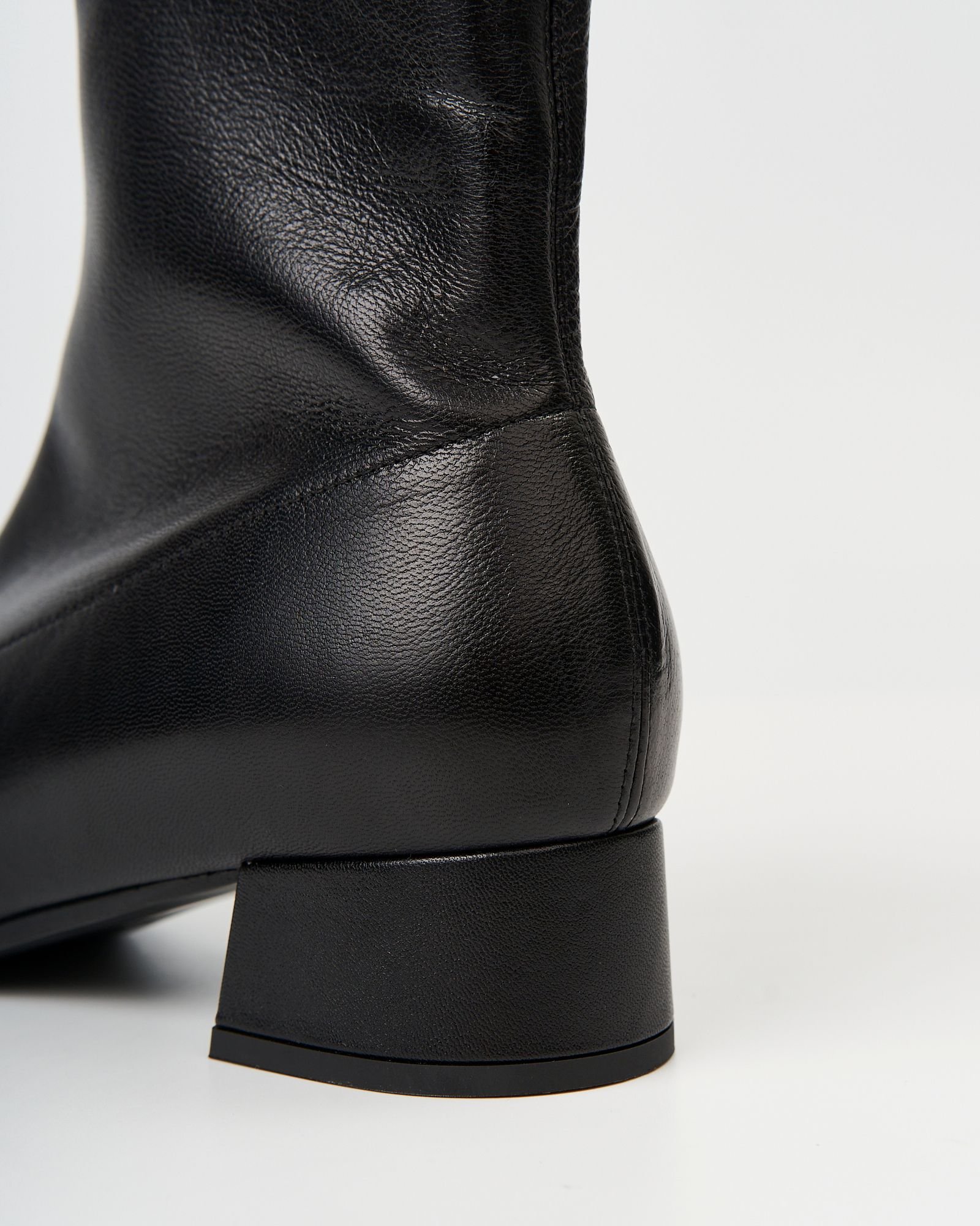 Черные кожаные ботильоны - Image 6 of 6