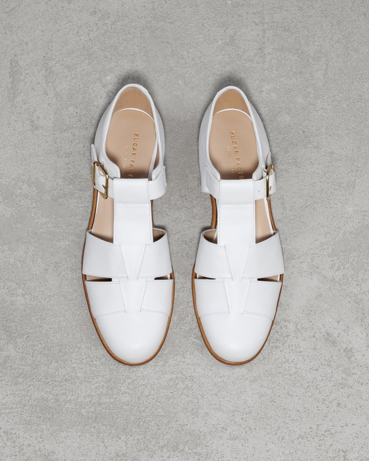 Белые кожаные туфли - Image 2 of 6