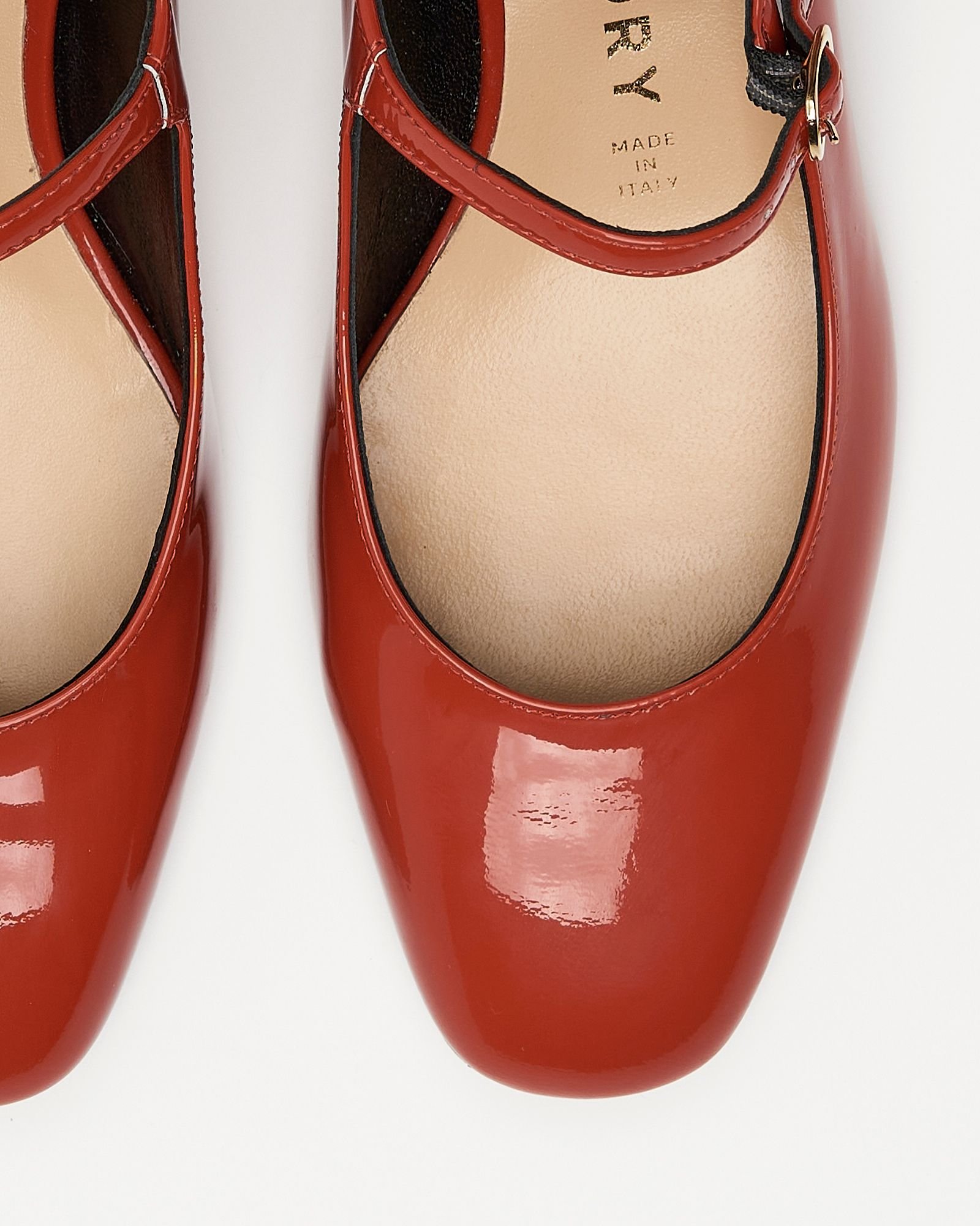 Оранжевые кожаные туфли - Image 2 of 6