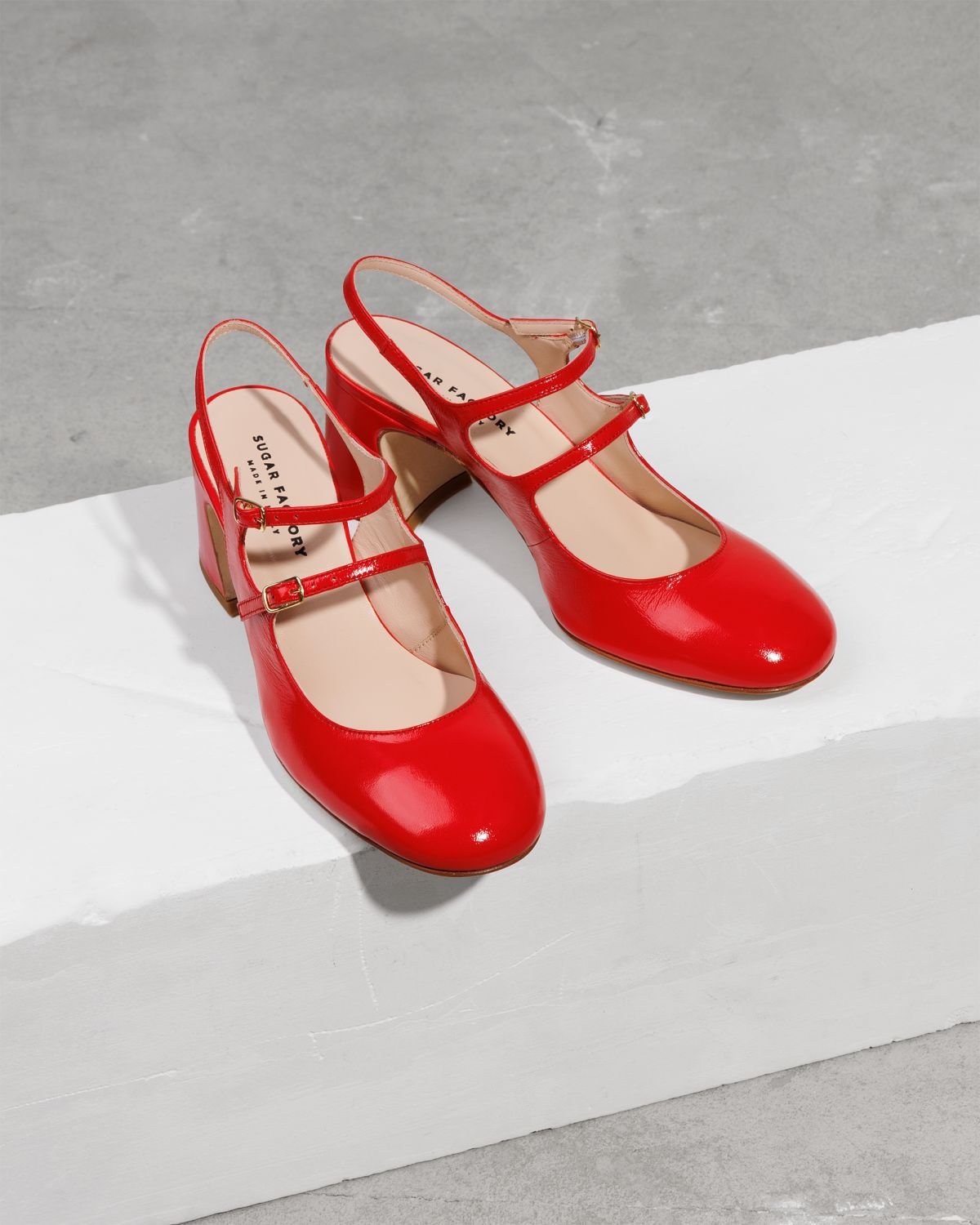 Красные кожаные туфли - Image 3 of 6