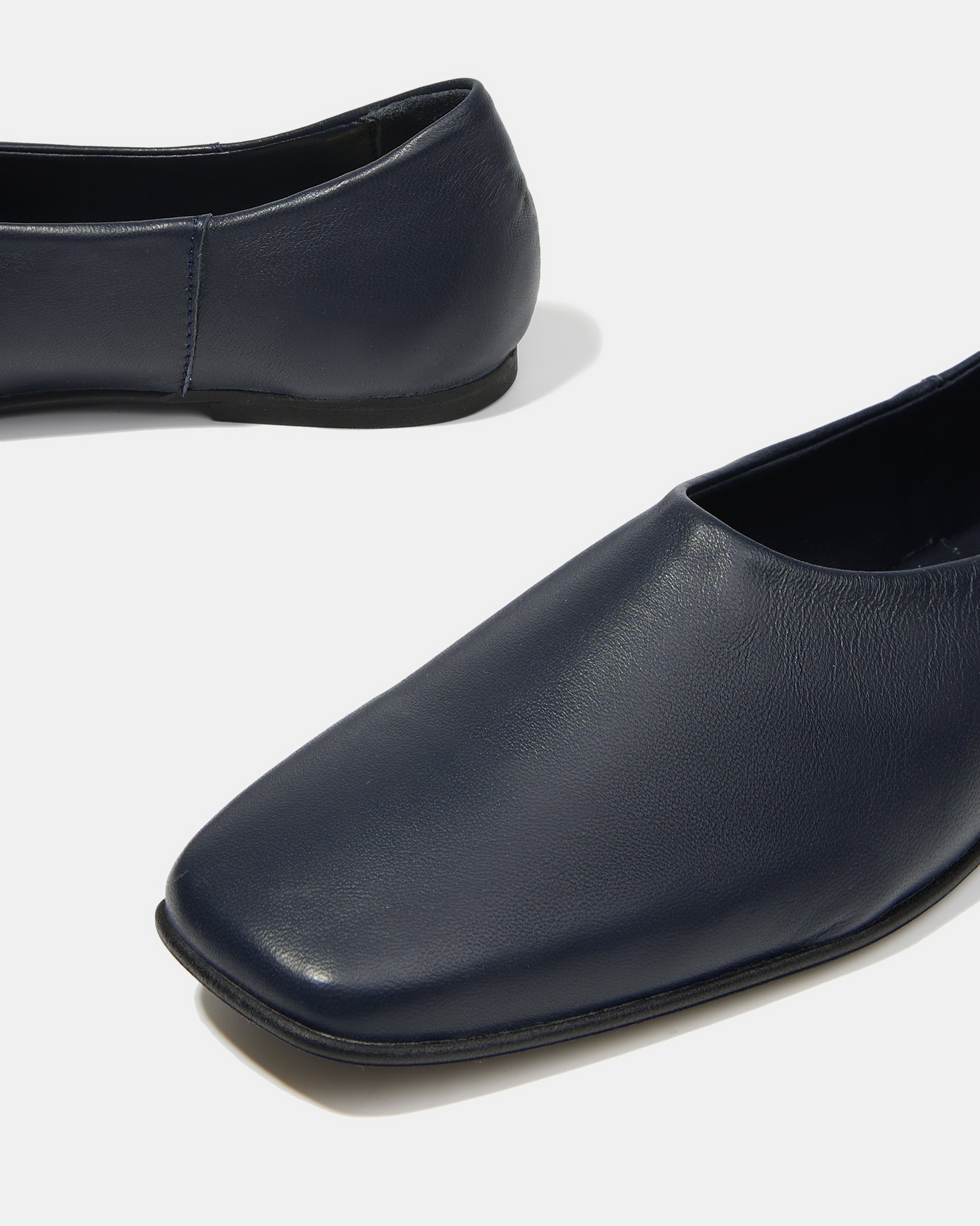 Темно-синие кожаные туфли - Image 4 of 4