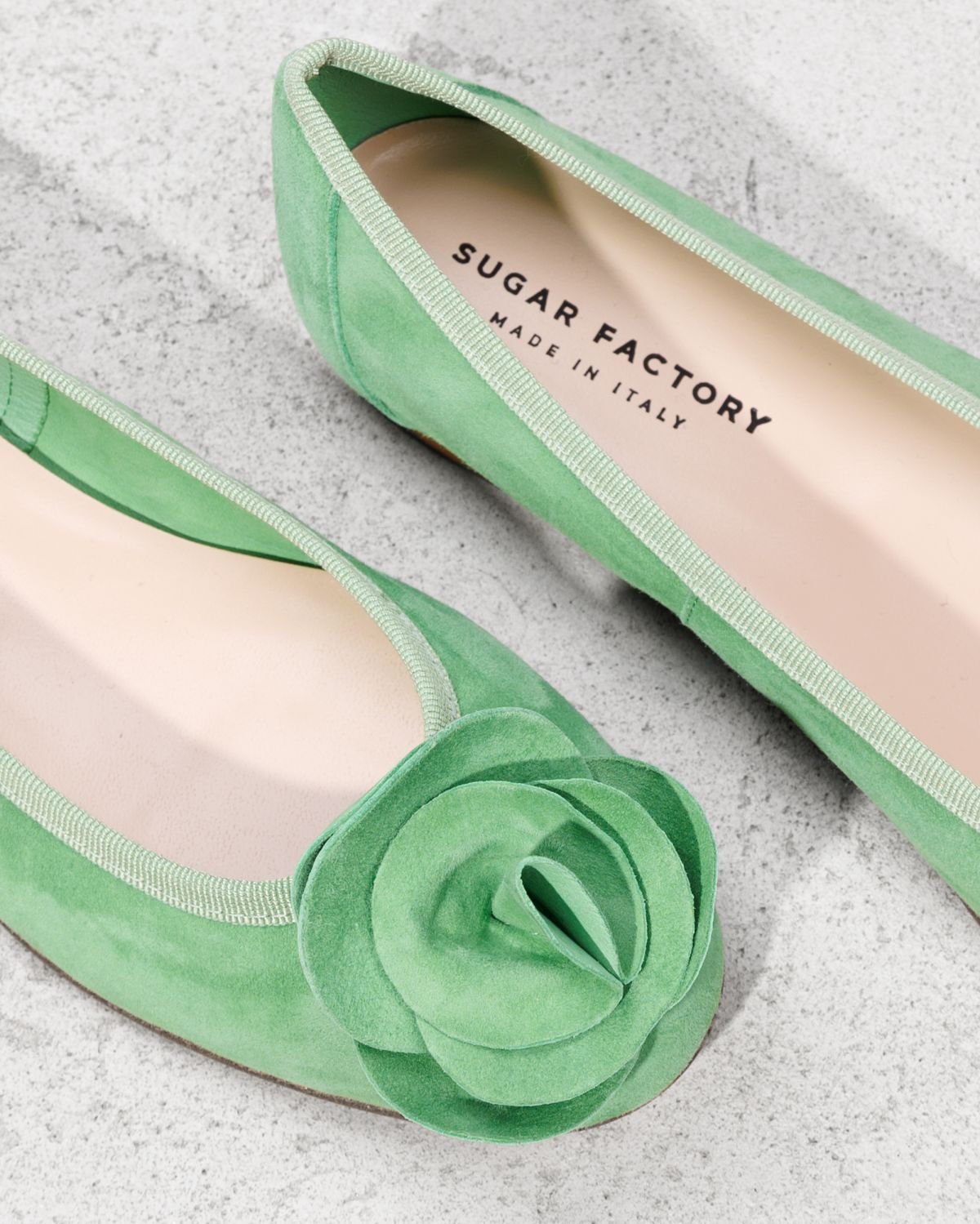 Зеленые замшевые балетки - Image 4 of 4