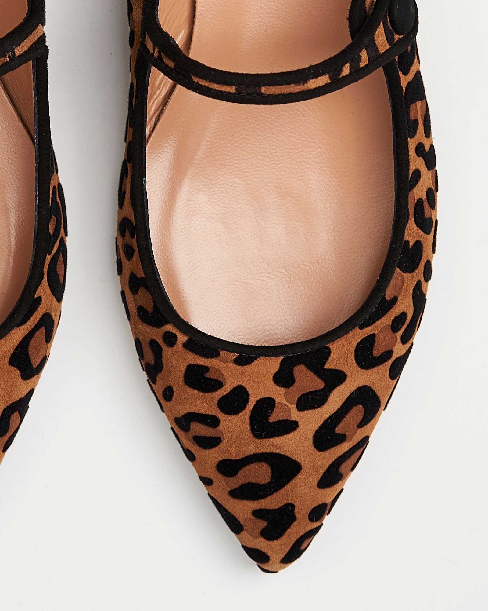 Леопардовые замшевые балетки - Image 5 of 8