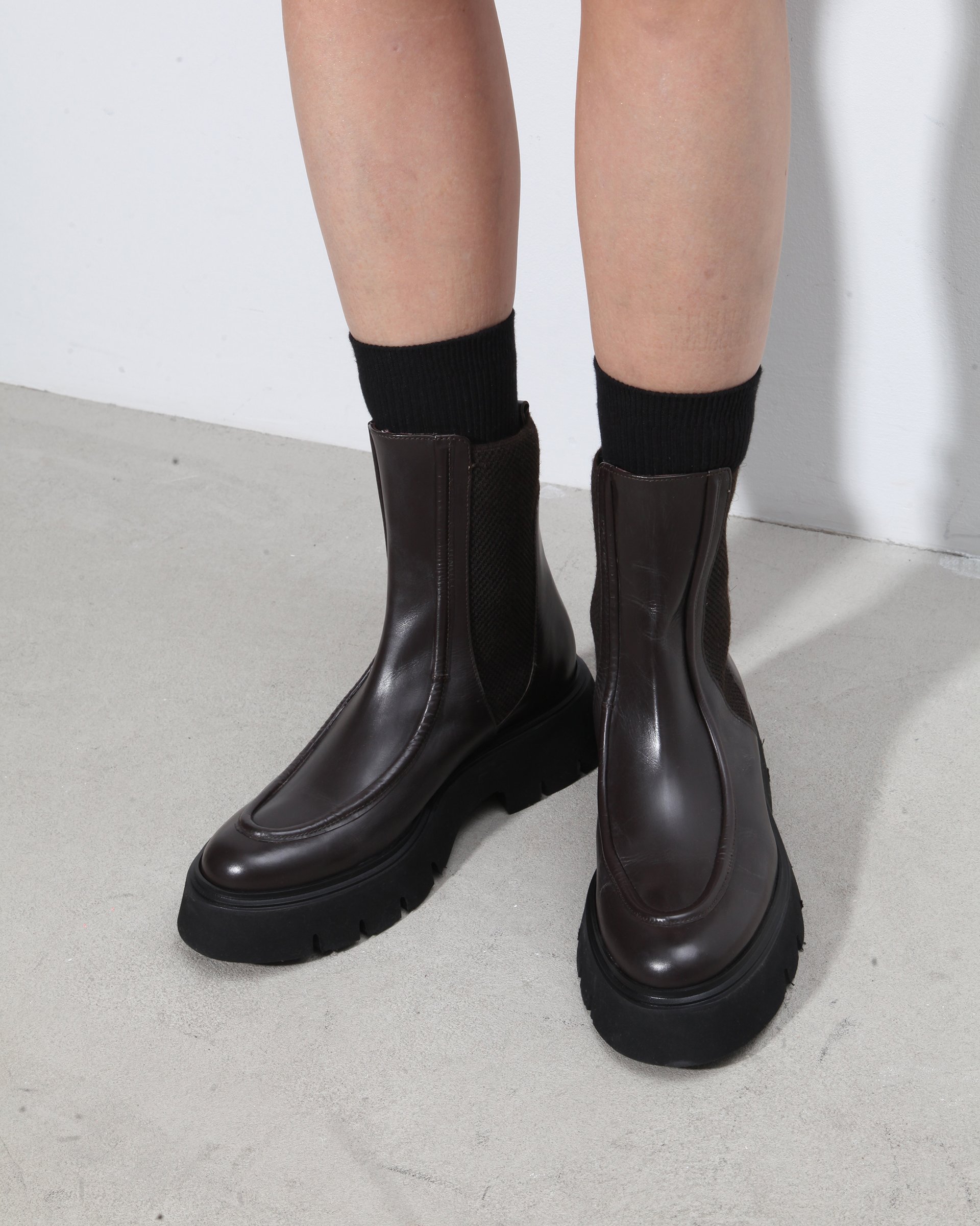 Темно-коричневые кожаные ботинки - Image 6 of 6