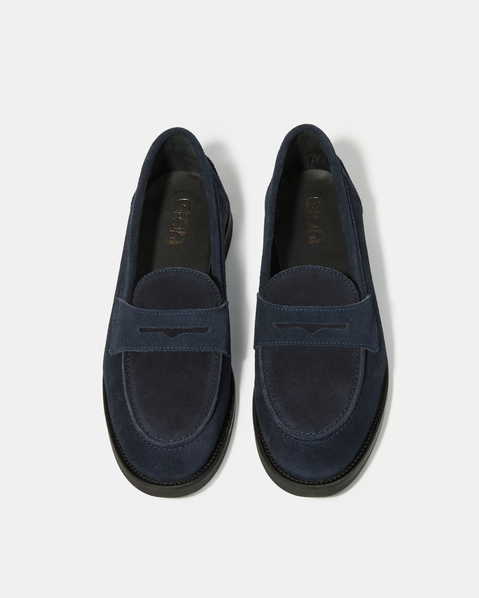 Темно-синие замшевые лоферы - Image 3 of 6