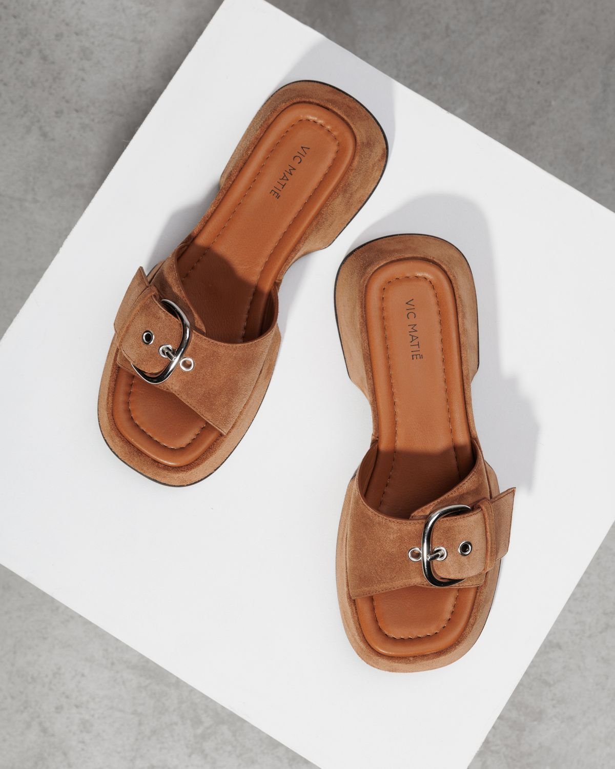 Коричневые замшевые сабо - Image 2 of 5