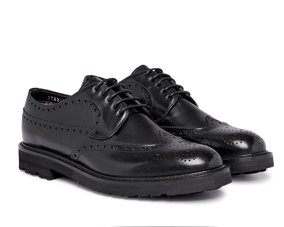 Мужские утепленные черные дерби - Image 2 of 4