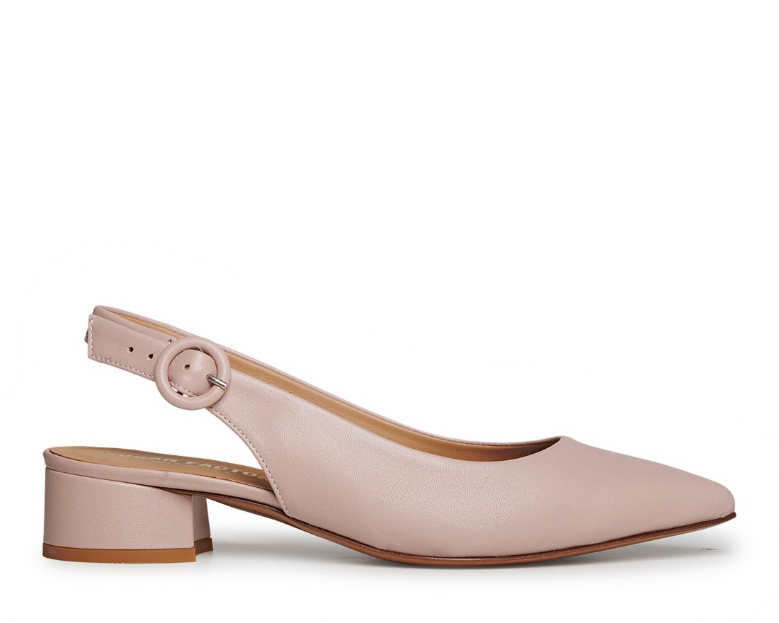 Бежевые кожаные туфли - Main image